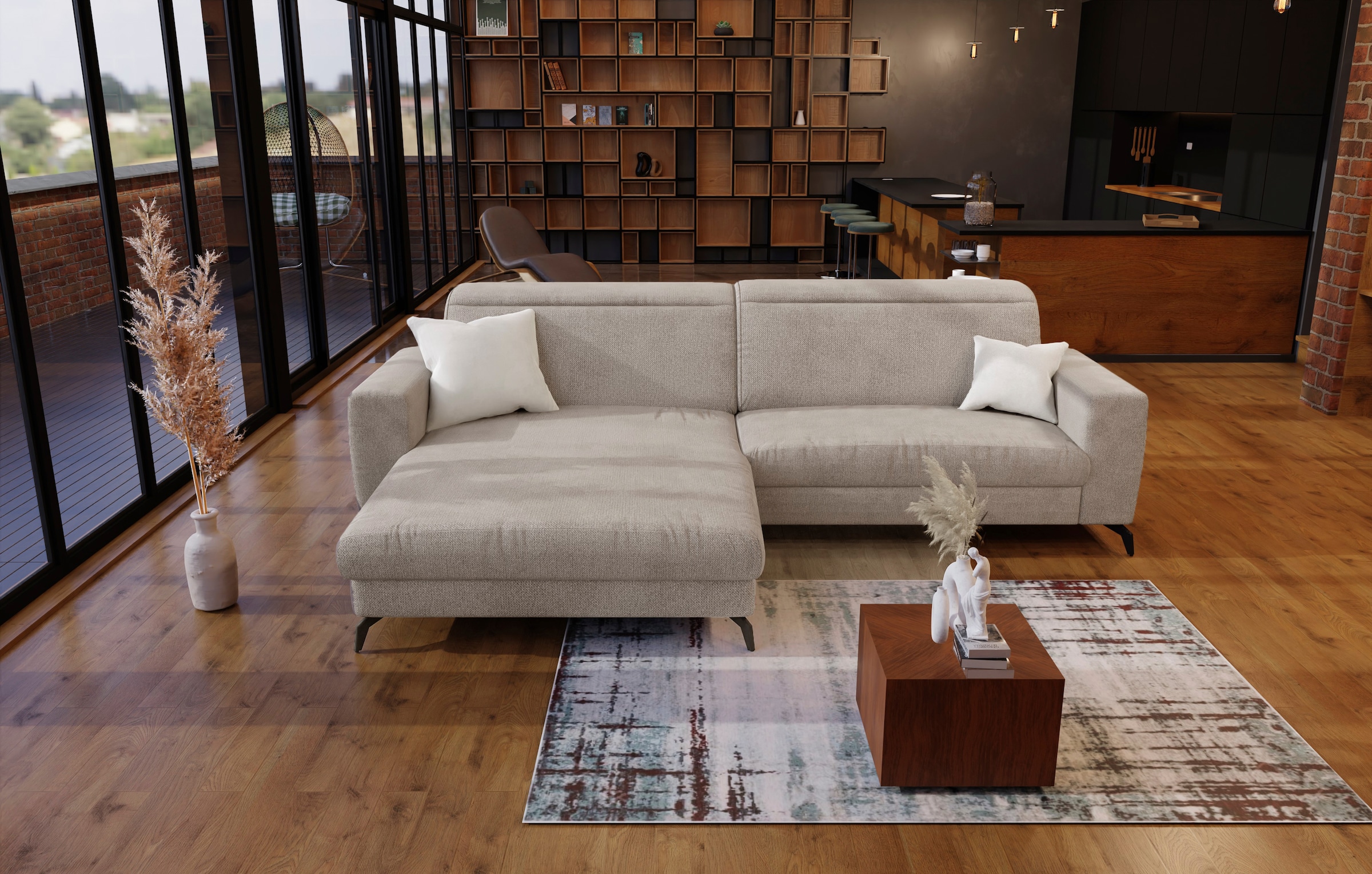 sit&more Ecksofa »Bolero L-Form« günstig online kaufen