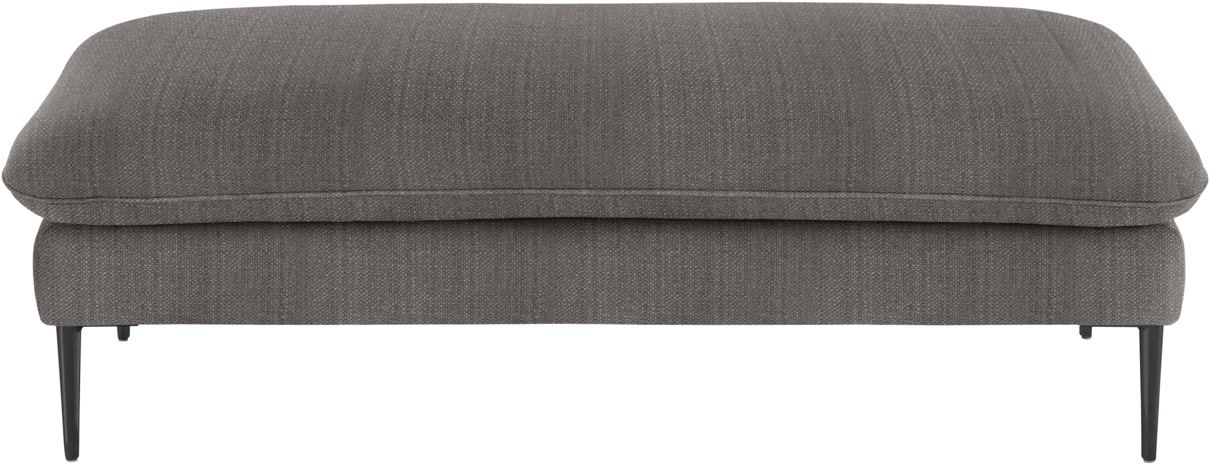 W.SCHILLIG Hocker »enjoy&MORE«, Füße schwarz pulverbeschichtet, Breite 151 cm