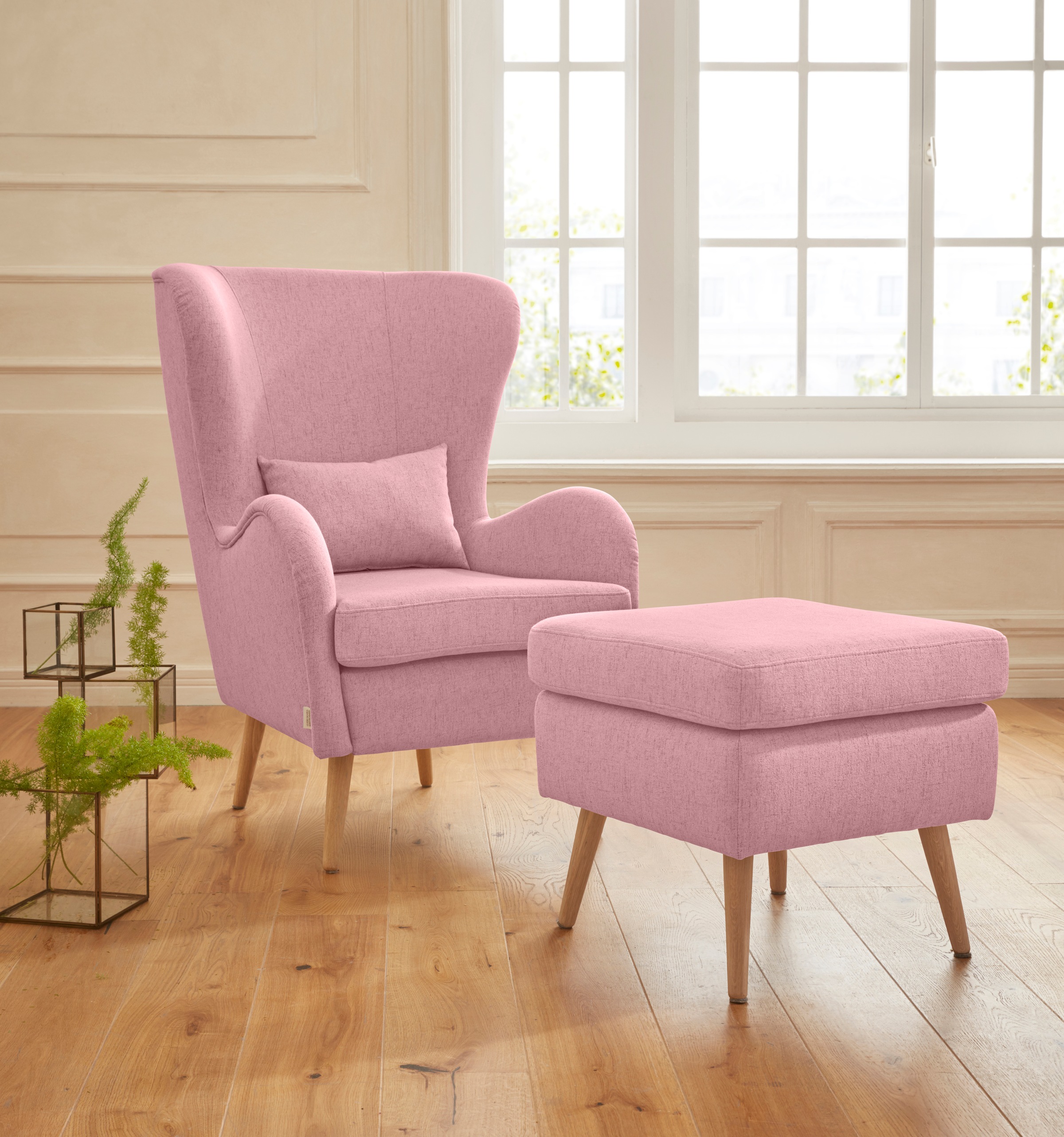 Guido Maria Kretschmer Home&Living Sessel »Sallito«, incl. Hocker, in 6 Bez günstig online kaufen