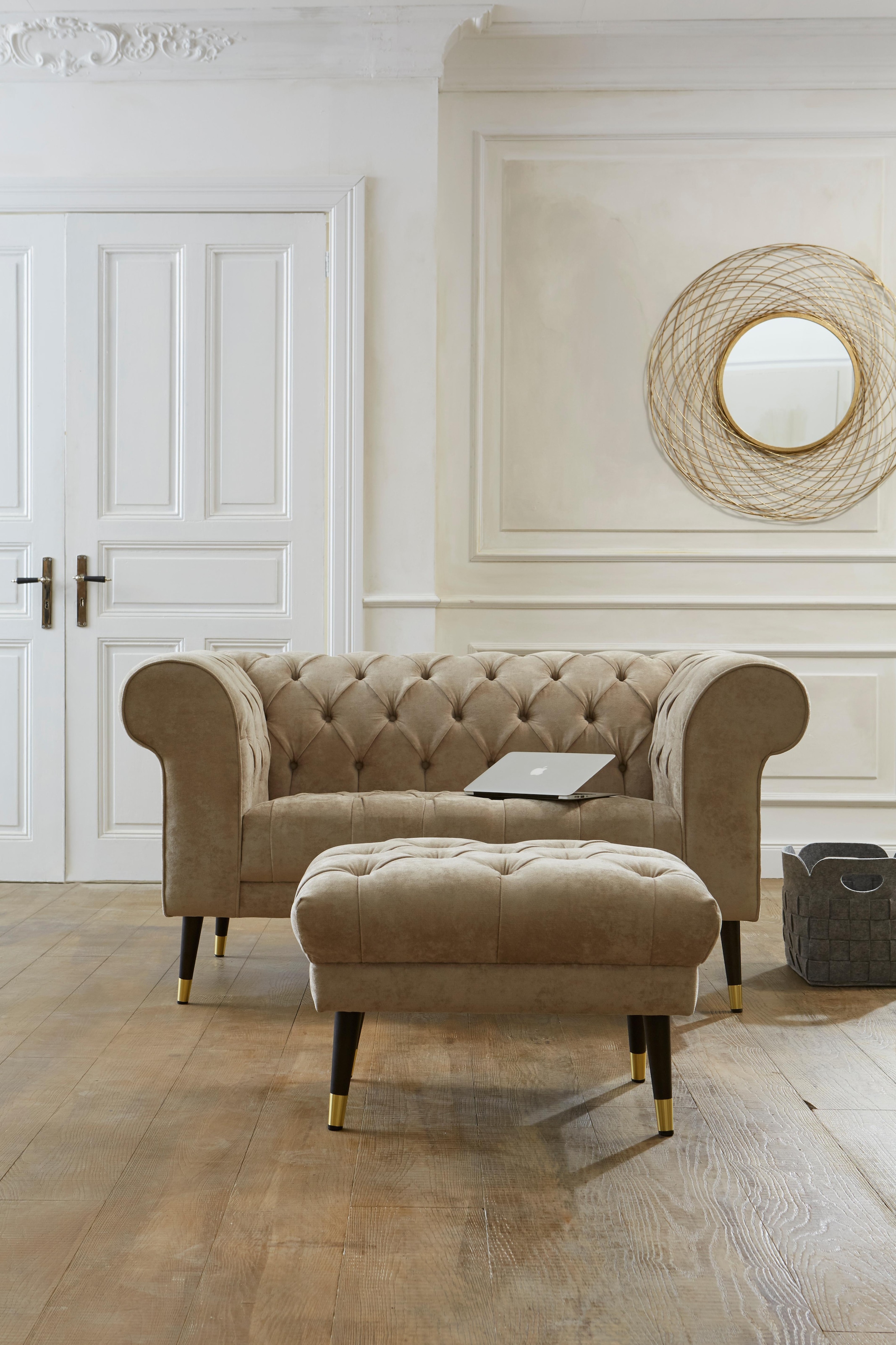 Guido Maria Kretschmer Home&Living Chesterfield-Sofa »Tinnum«