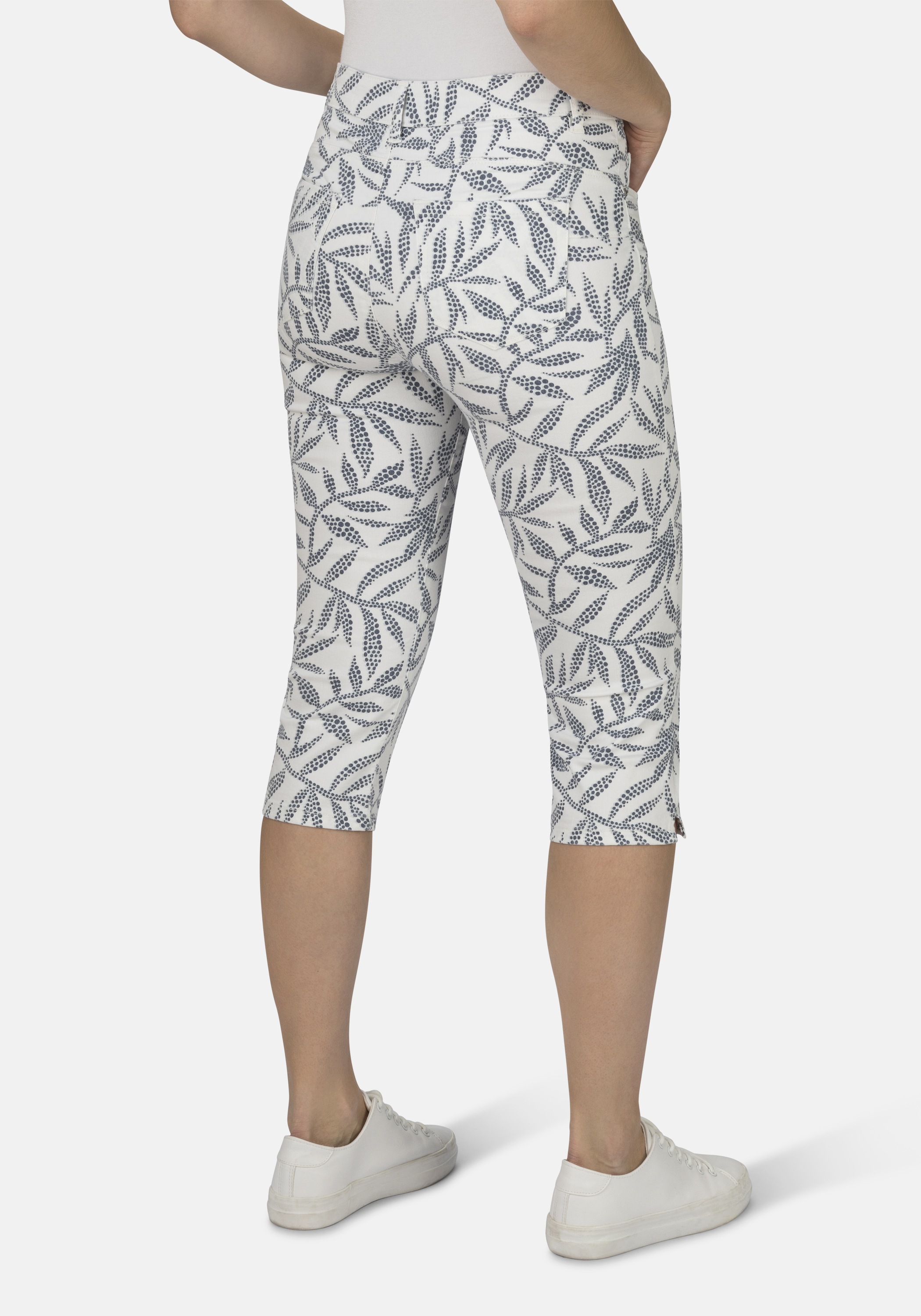 STOOKER WOMEN 7/8-Jeans »Print Capri Skinny Fit«, Skinny Fit Casual Clean Wash Denim Jeans Magic Shape Effekt für Damen