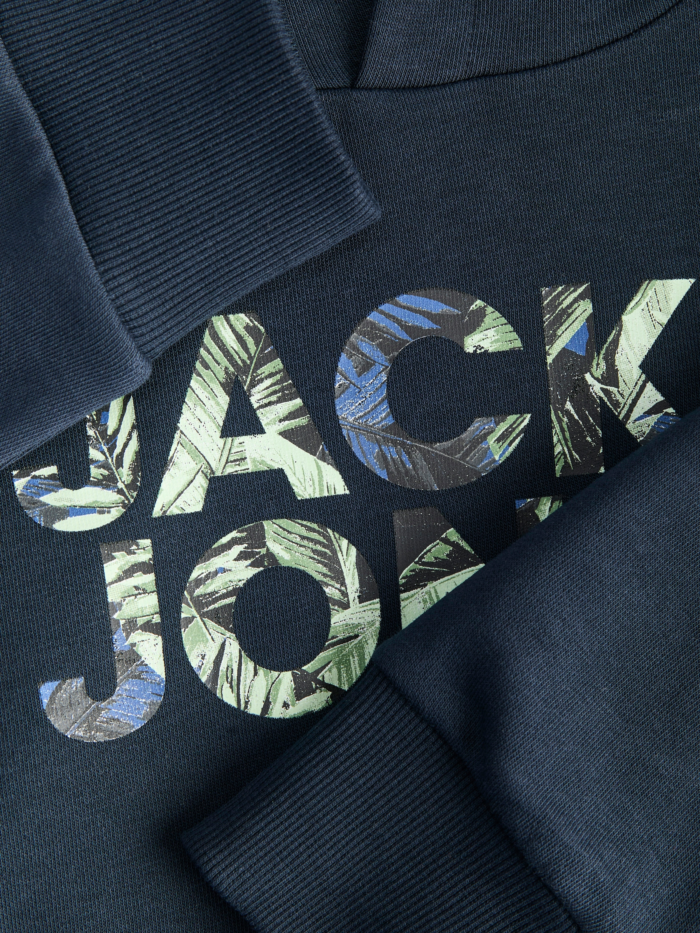 Jack & Jones Junior Kapuzensweatshirt »JJEJEFF LOGO SWEAT HOOD JNR«
