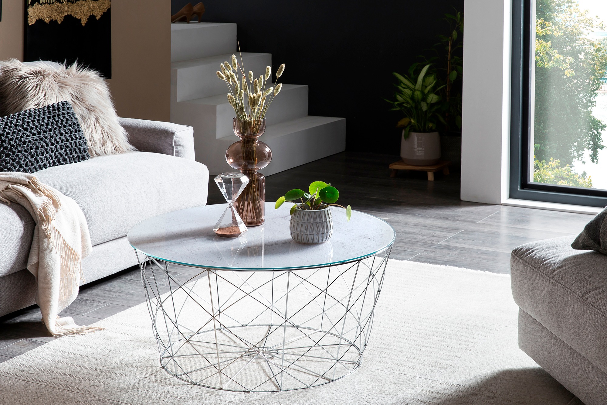 SalesFever Couchtisch »Caorle Coffeetable: Harmonisches Wohnambiente« Stilv günstig online kaufen