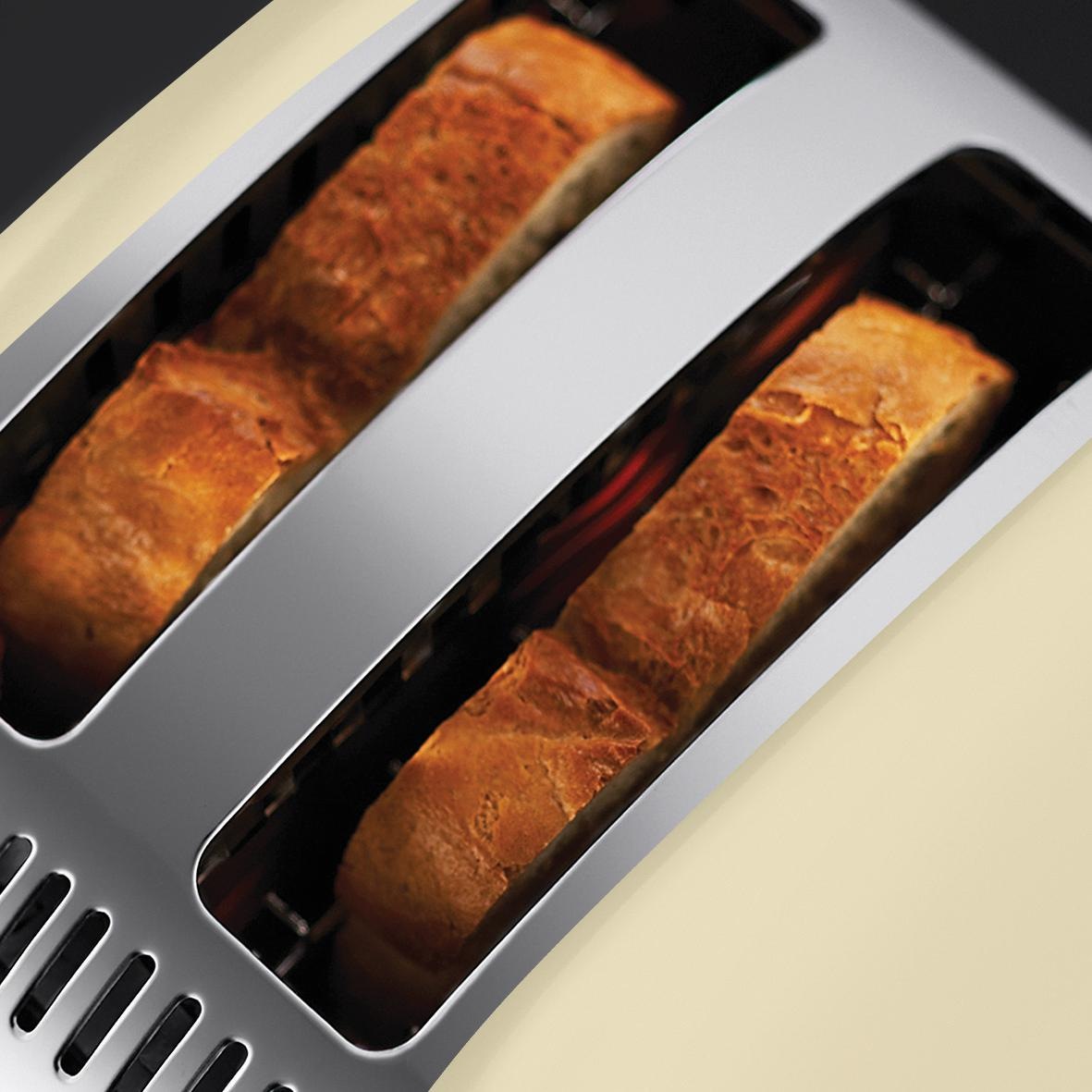 RUSSELL HOBBS Toaster »Colours Plus+ Classic Cream 23334-56«, 2 kurze  Schlitze, 1670 W auf Raten kaufen | Langschlitztoaster