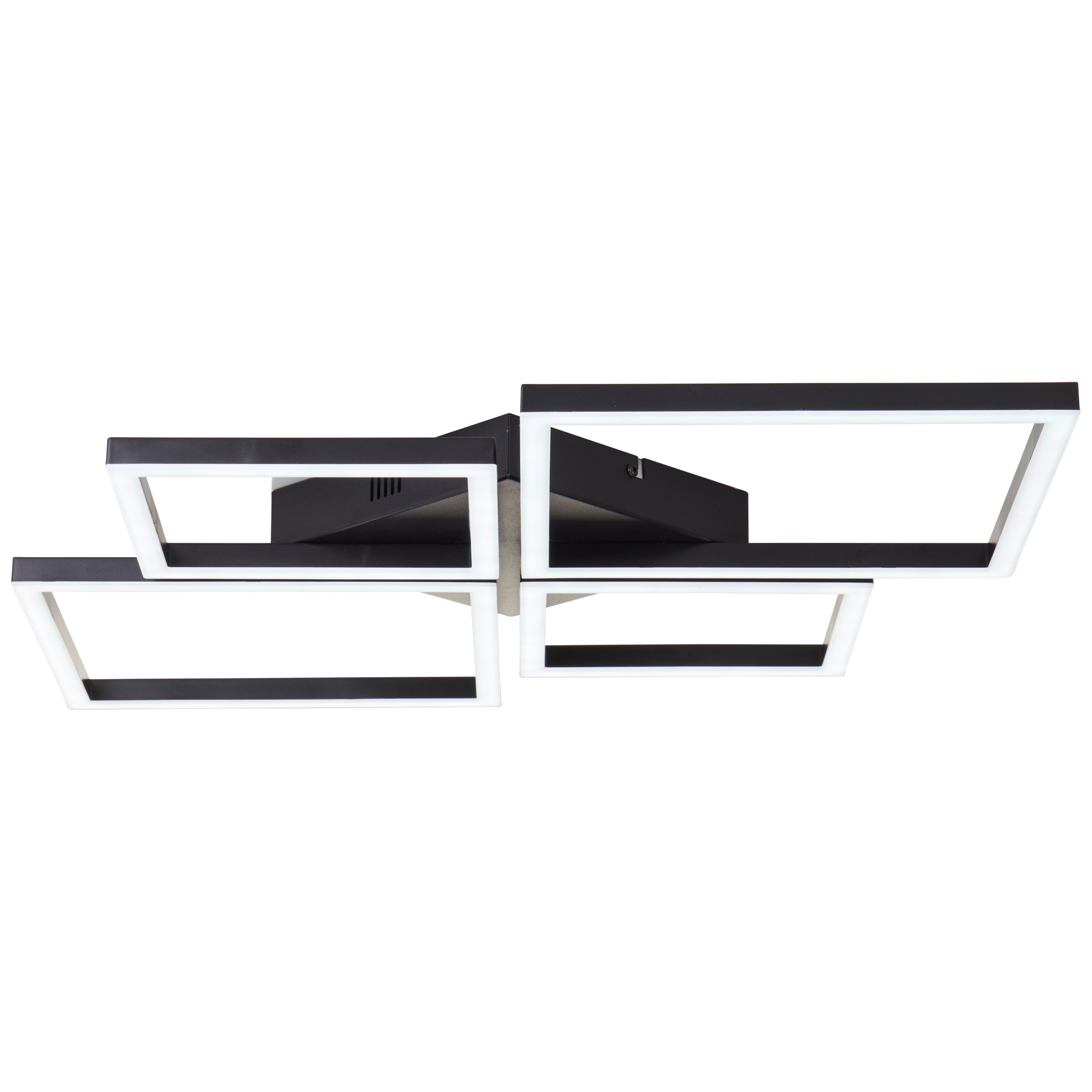 Brilliant LED Deckenleuchte »Tabea« LED-Modul 1 Stk. warmweiß - kaltweiß 58 x 80 cm, 3500lm, 3000-6500K, dimmbar, CCT, schwarz