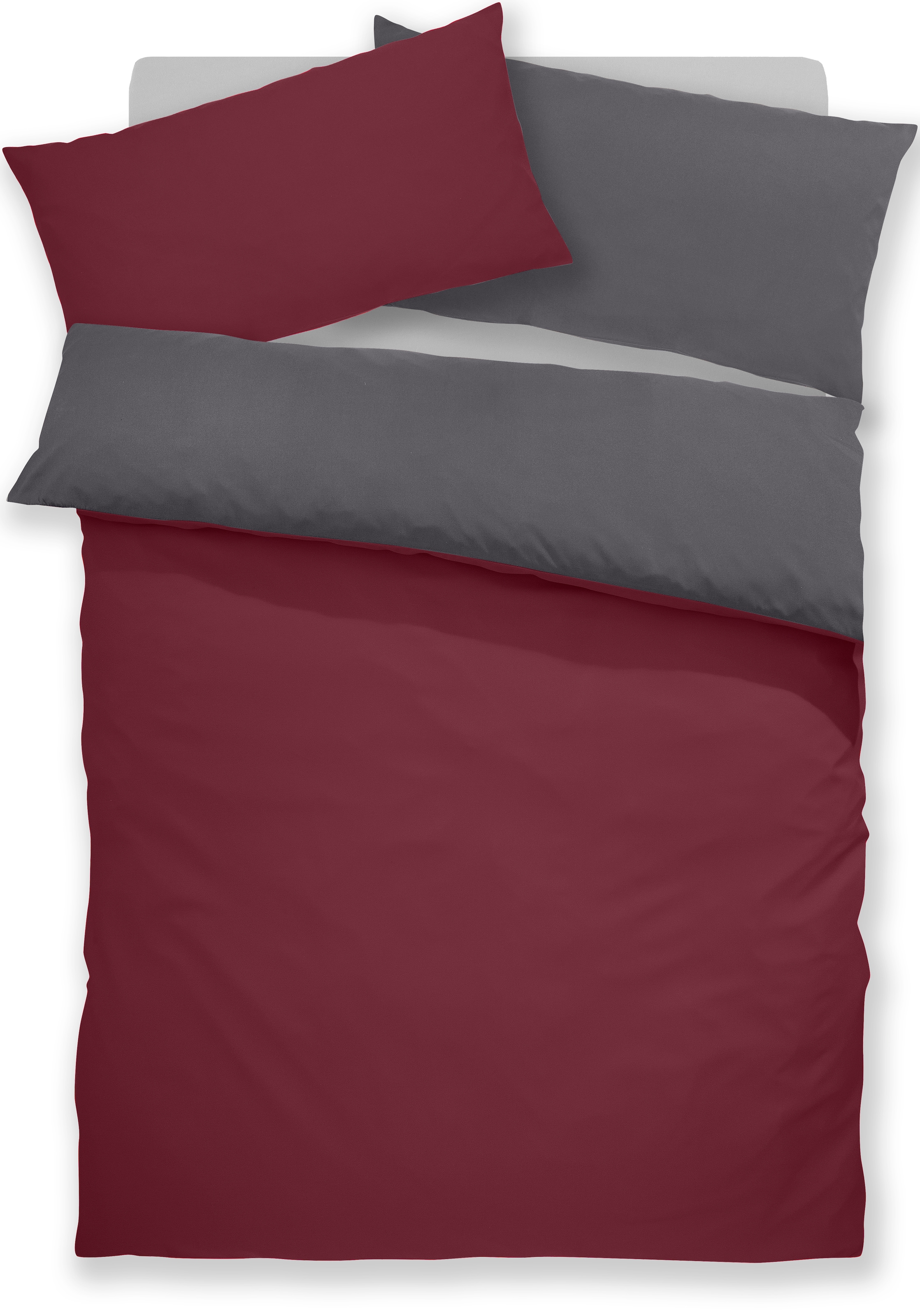 my home Bettwäsche »Desner2« 2 Stk. tlg. Premium Qualität, sehr weich, uni, ab 135x200 cm