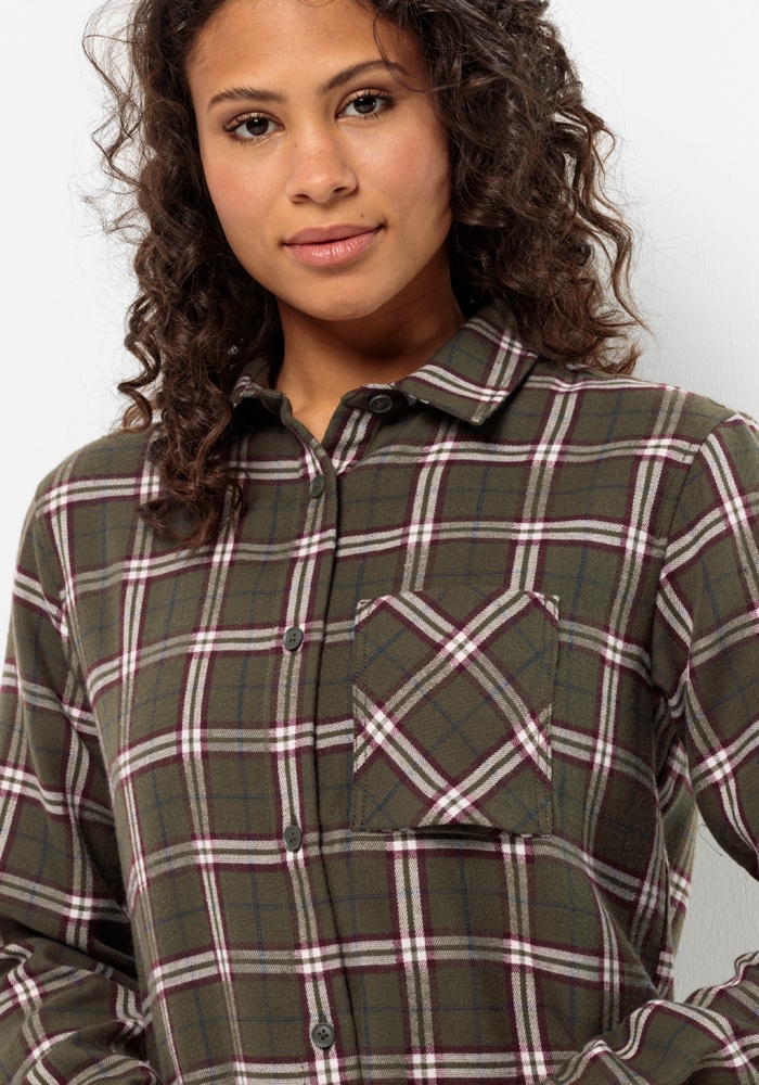 Jack Wolfskin Flanellbluse »MORGENLUFT SHIRT W«
