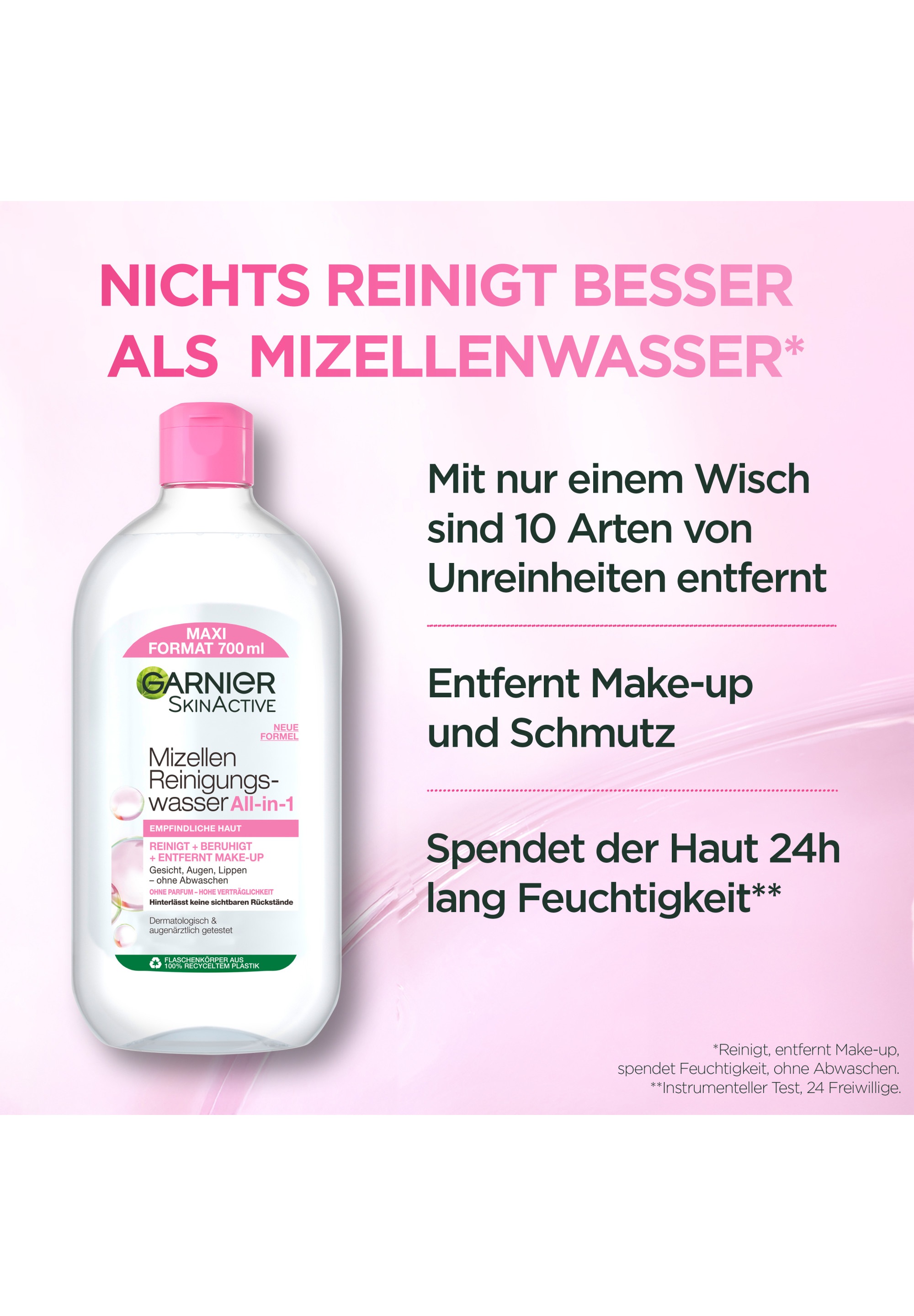 GARNIER Gesichtswasser »GARNIER SKIN ACTIVE MIZELLEN REINIGUNGSWASSER ALL-IN-1« Gesichtswasser
