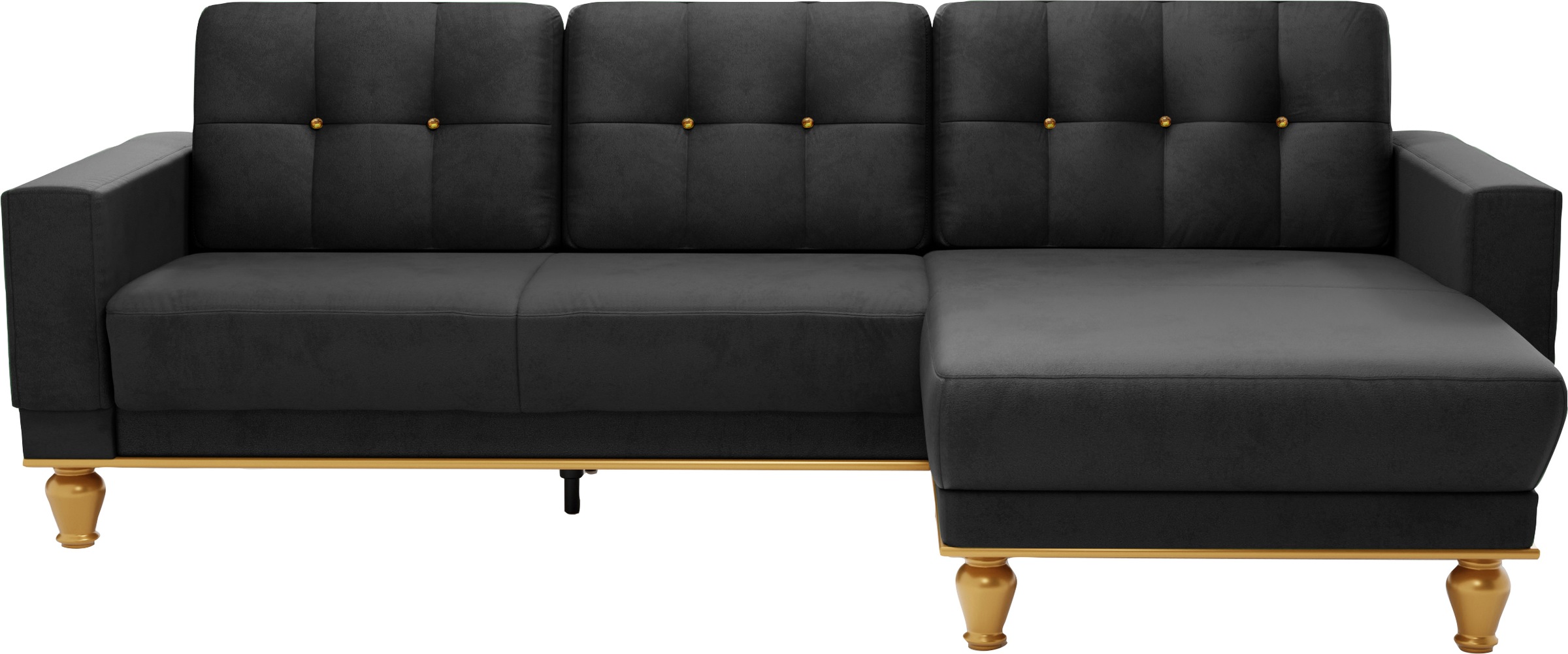 sit&more Ecksofa »Orient 5 L-Form«, mit Strass-Stein, wahlweise mit Bettfunktion und Bettkasten