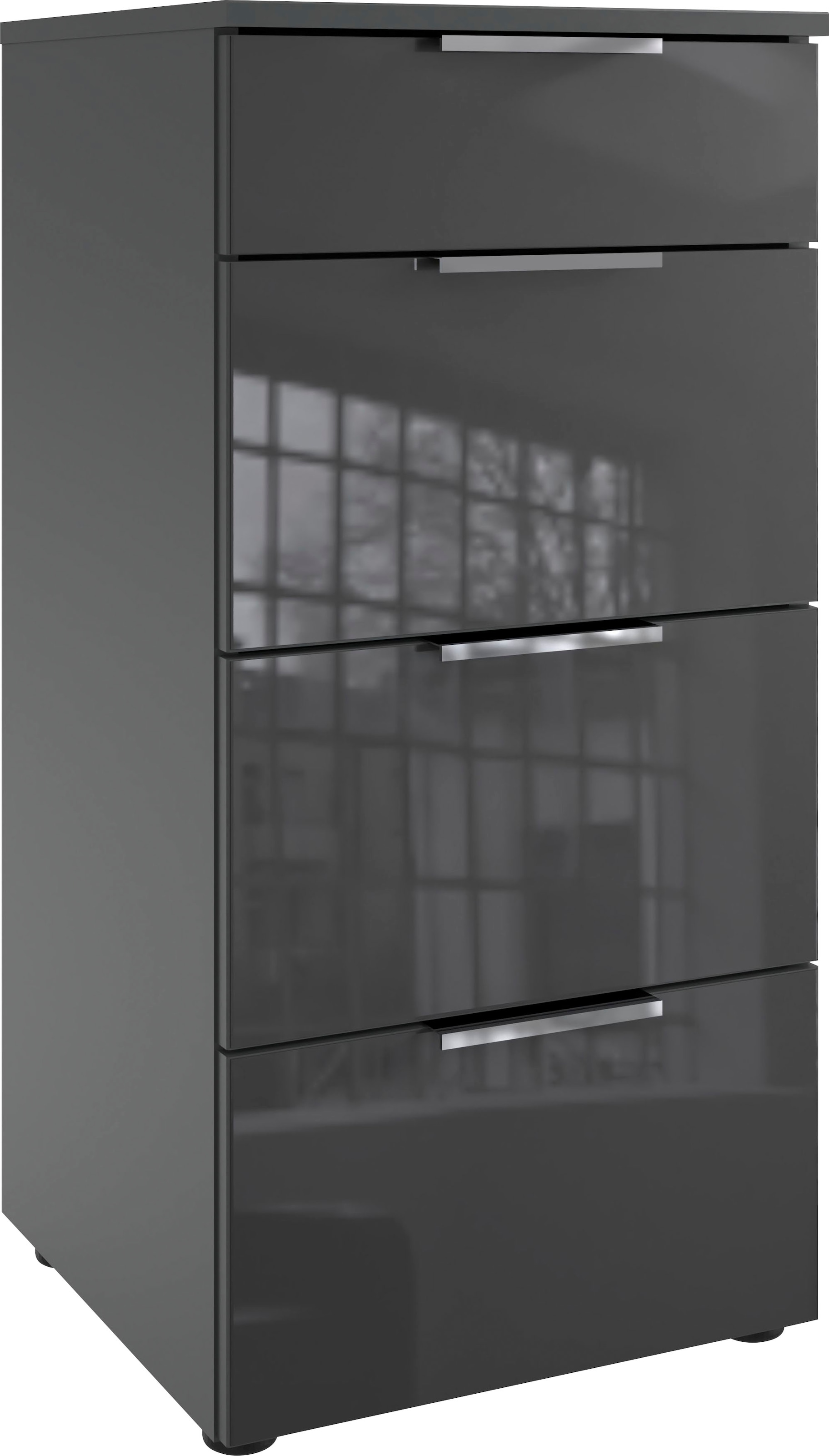 Wimex Schubkastenkommode »Level36 C by fresh to go«, mit Glaselementen auf der Front, soft-close Funktion, 41cm breit