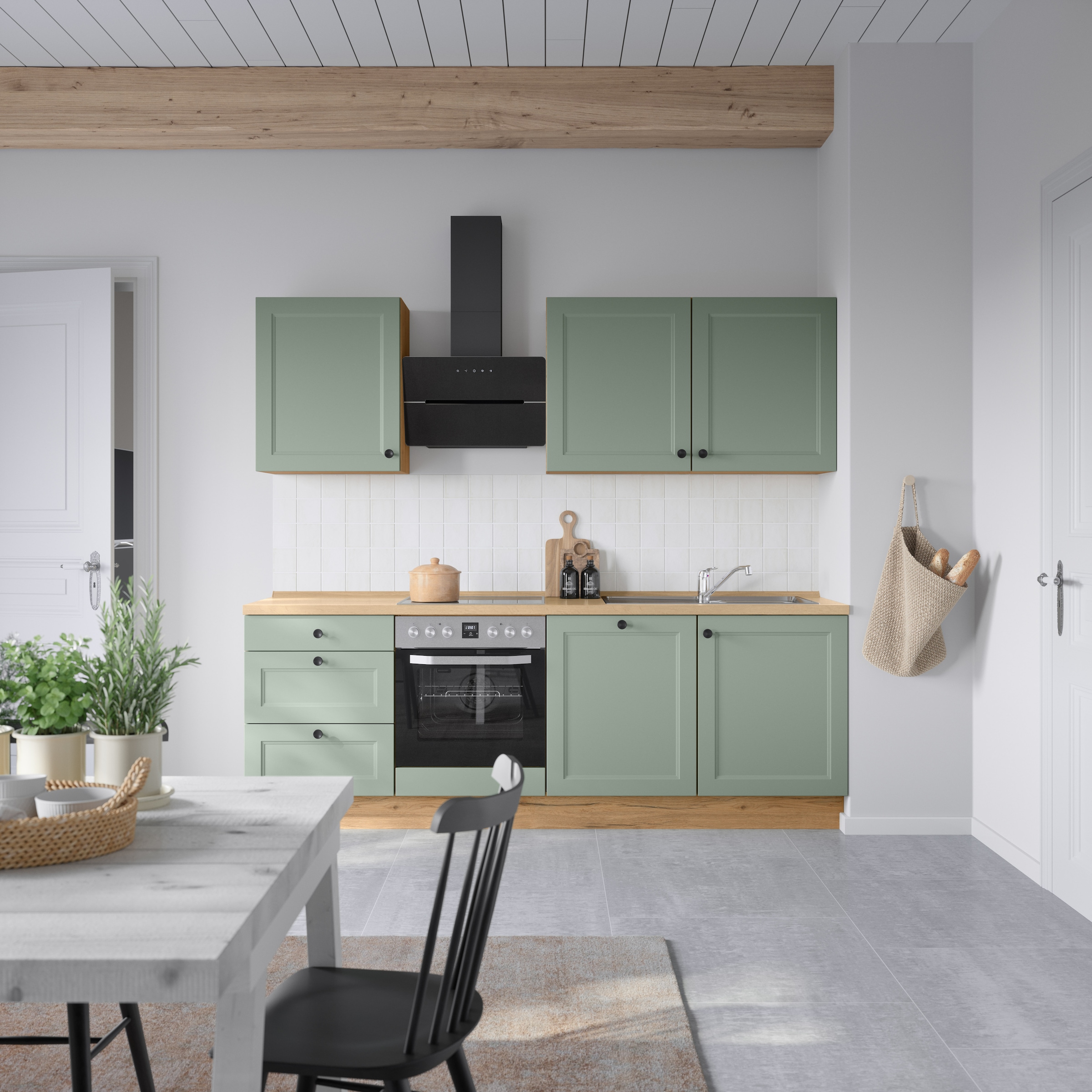 nobilia® Küchenzeile »"Cascada II"«, vormontiert, Breite 240 cm, Ausrichtung wählbar, wahlw. mit E-Geräten