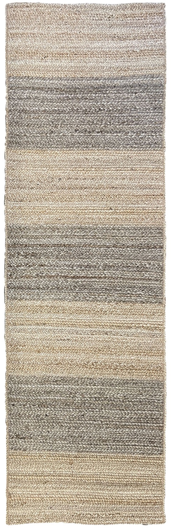 Myflair Möbel & Accessoires Teppich »Natural Bengal«, rechteckig, 10 mm Höhe, Juteteppich, Wendeteppich, handgeflochten, gestreift, auch als Läufer