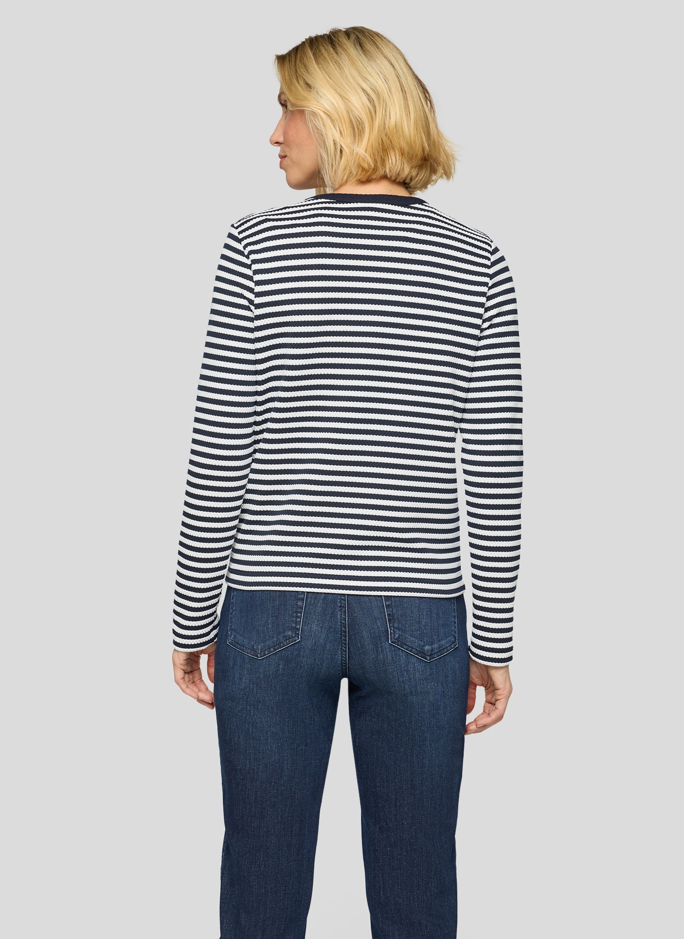 Rabe Blouson mit Streifen Muster