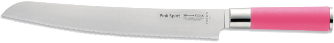 F. DICK Brotmesser »Pink Spirit«, (1 tlg.), 26 cm, Wellenschliff günstig online kaufen