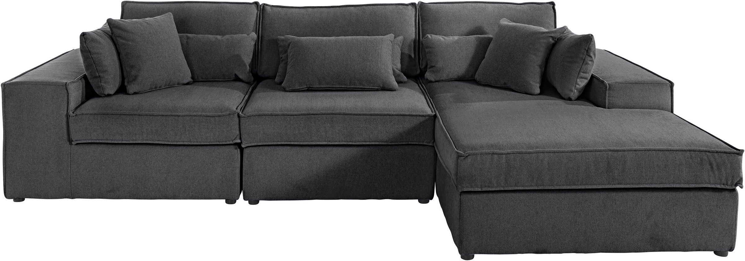 RAUM.ID Ecksofa »Florid L-Form«, 3 Teile, bestehend aus Modulen, viele Bezu günstig online kaufen