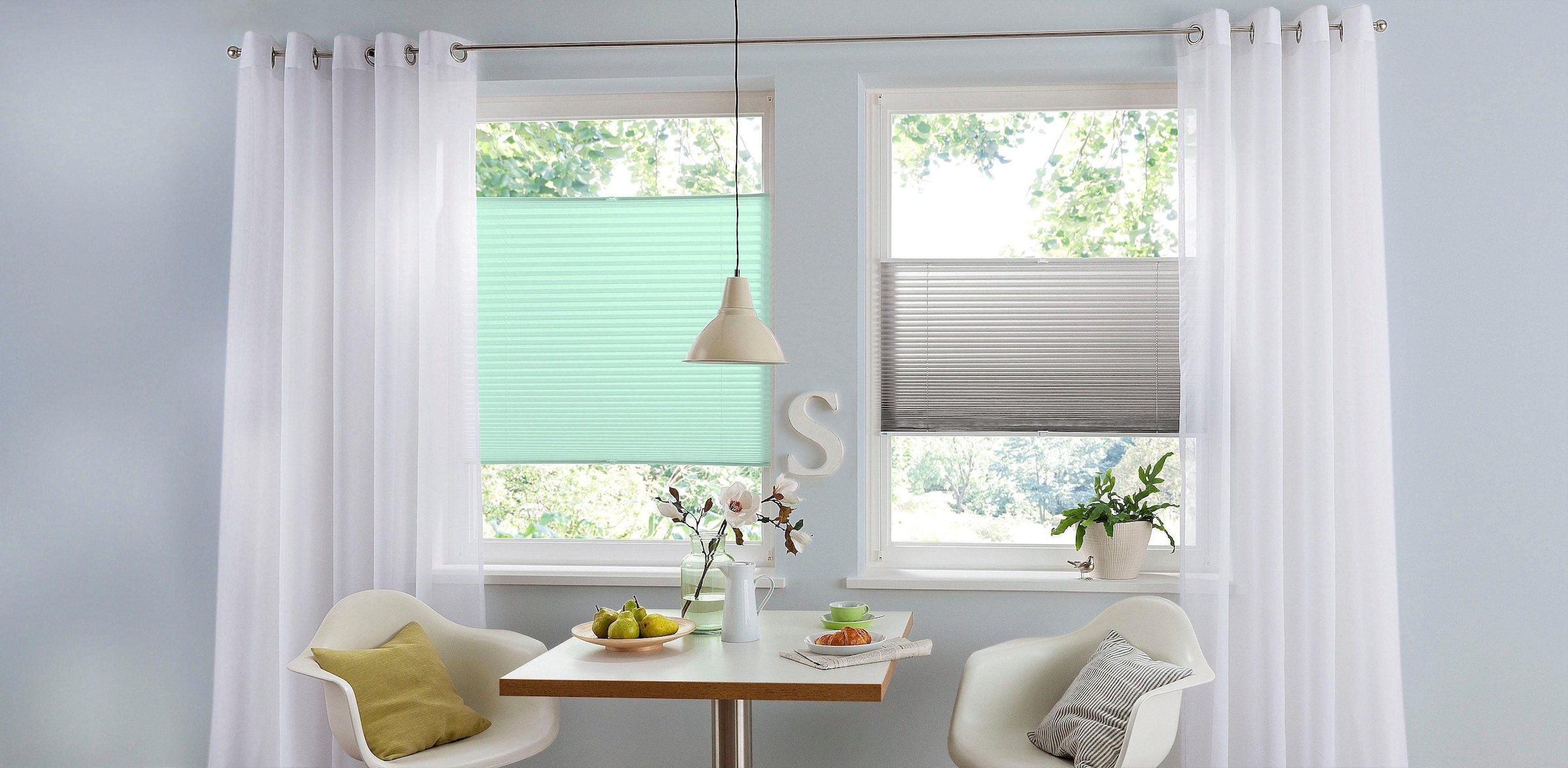 K-HOME Plissee »Klemmfix Pisa«, verdunkelnd, energiesparend, ohne Bohren, verspannt