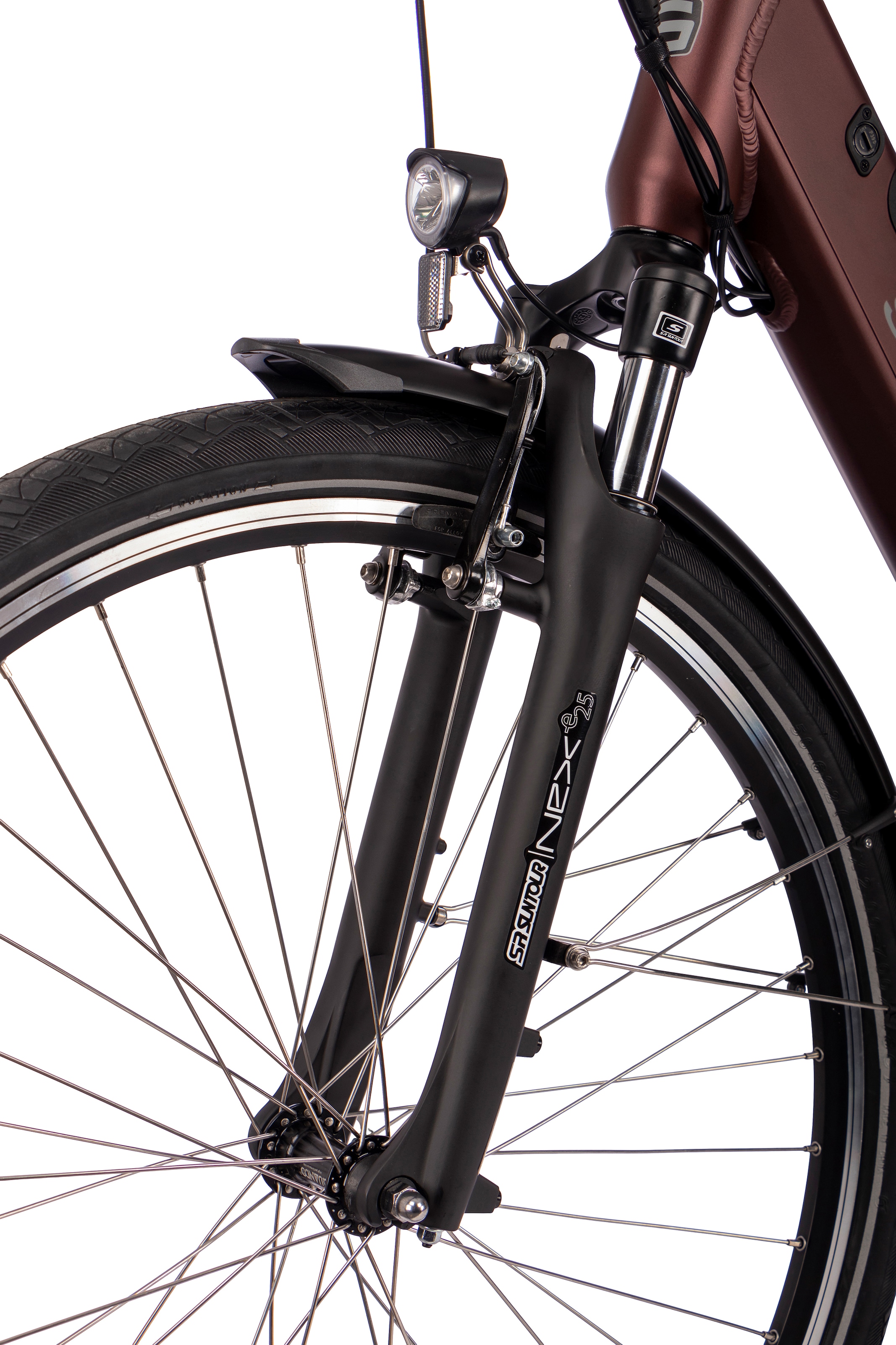 SAXONETTE E-Bike »Optimum Plus«, 7 Gang, Mittelmotor 250 W, Pedelec, Elektrofahrrad für Damen u. Herren