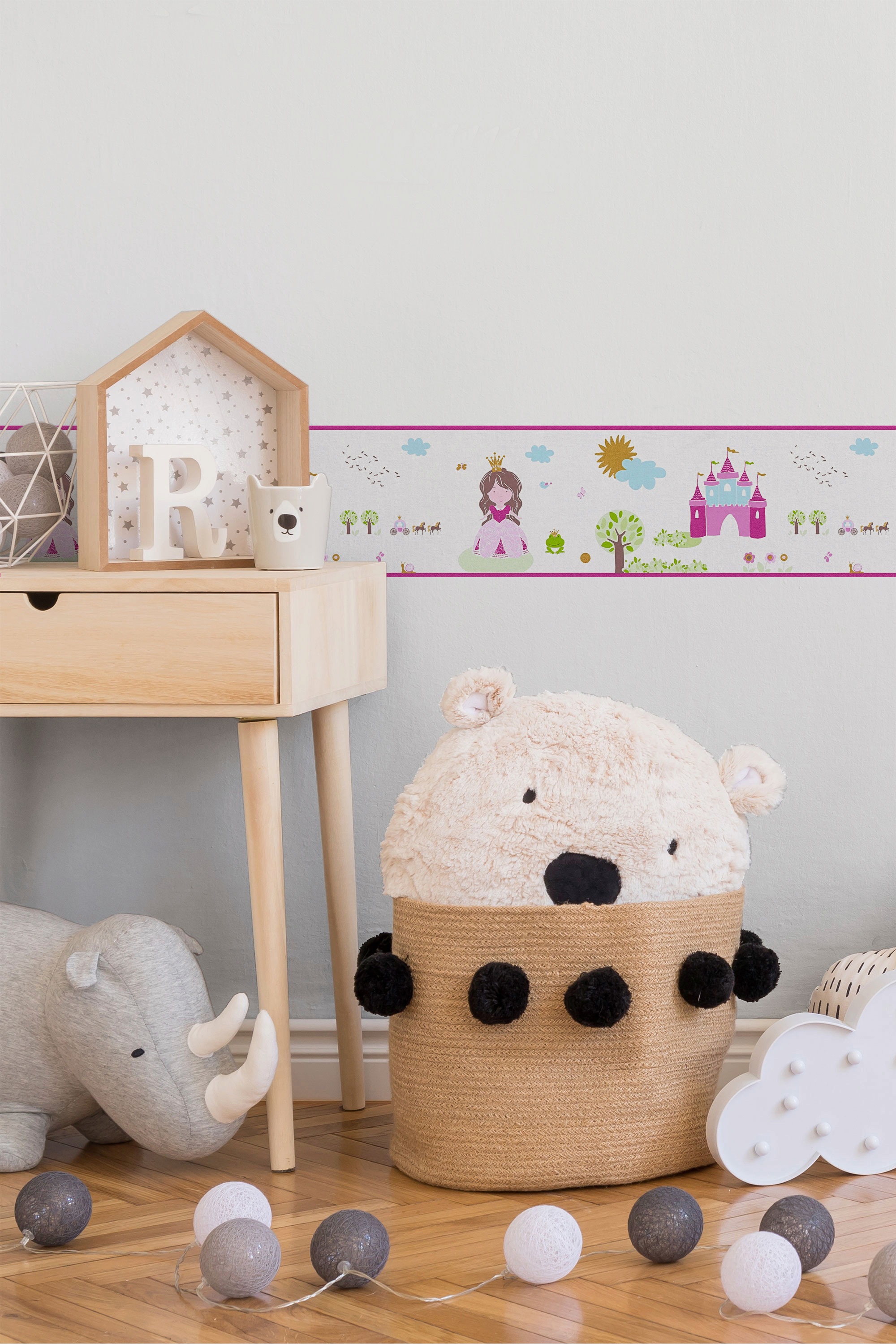 living walls Bordüre »Little Stars«, Motiv-abstrakt-naturalistisch, Tapete Kinder Borte Kinderzimmer Schlafzimmer modern Design Wandtapete