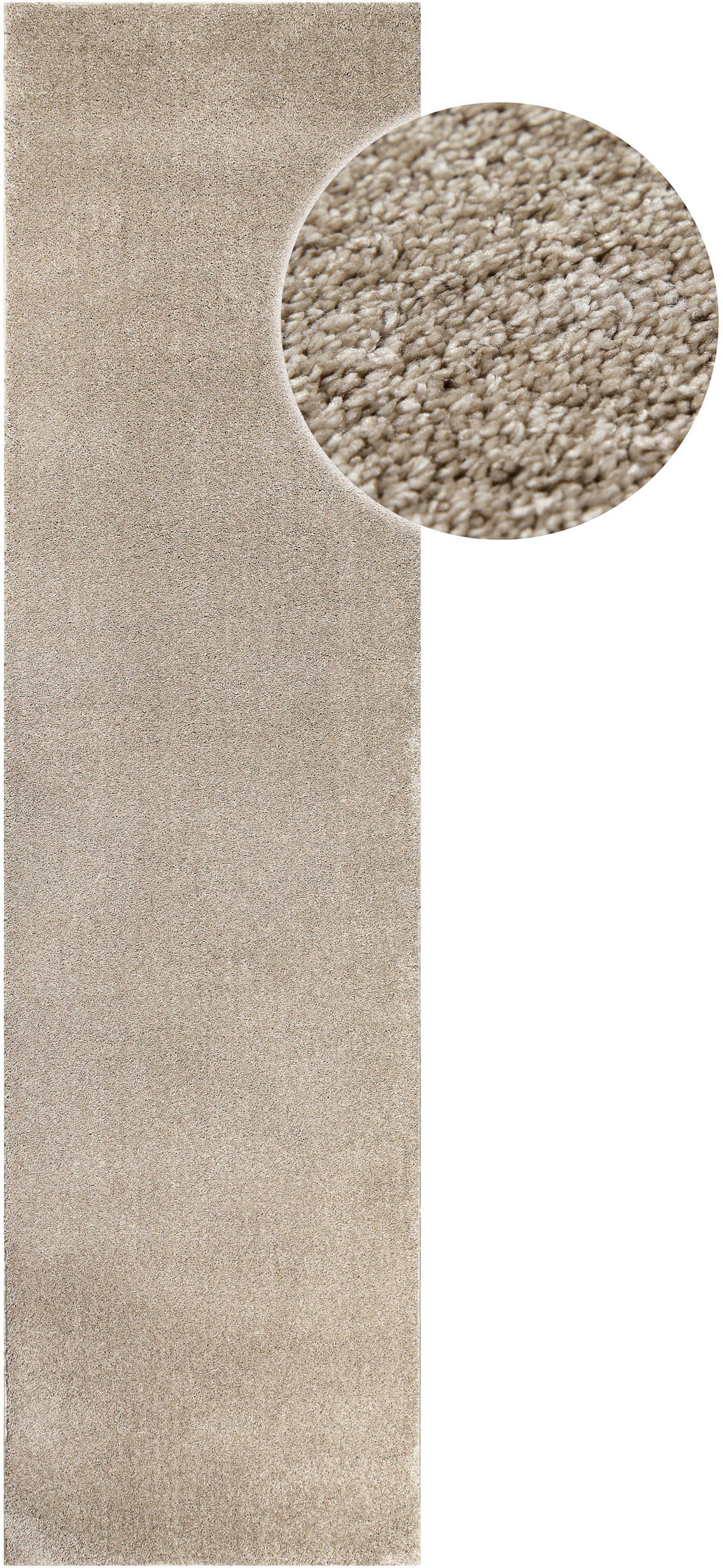 my home Hochflor-Teppich »Yvaine, auch als Läufer erhältlich«, rechteckig, günstig online kaufen