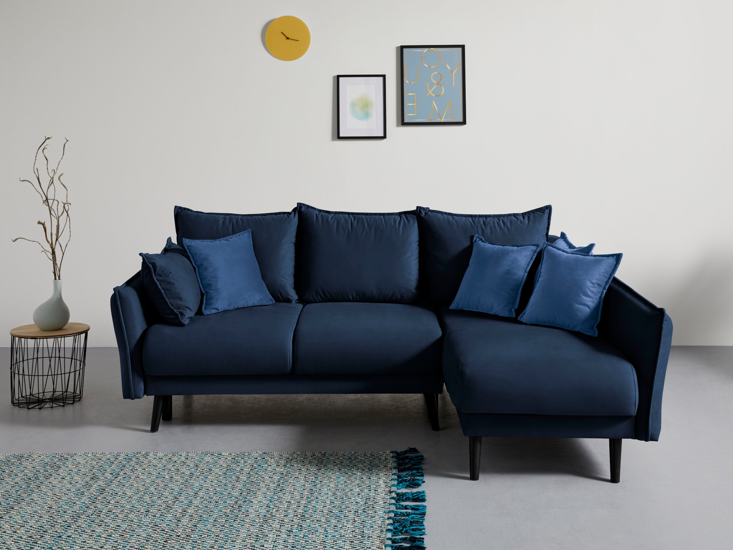 Home affaire Ecksofa »Asra L-Form« incl. Bettfunktion und Bettkasten, Seite günstig online kaufen