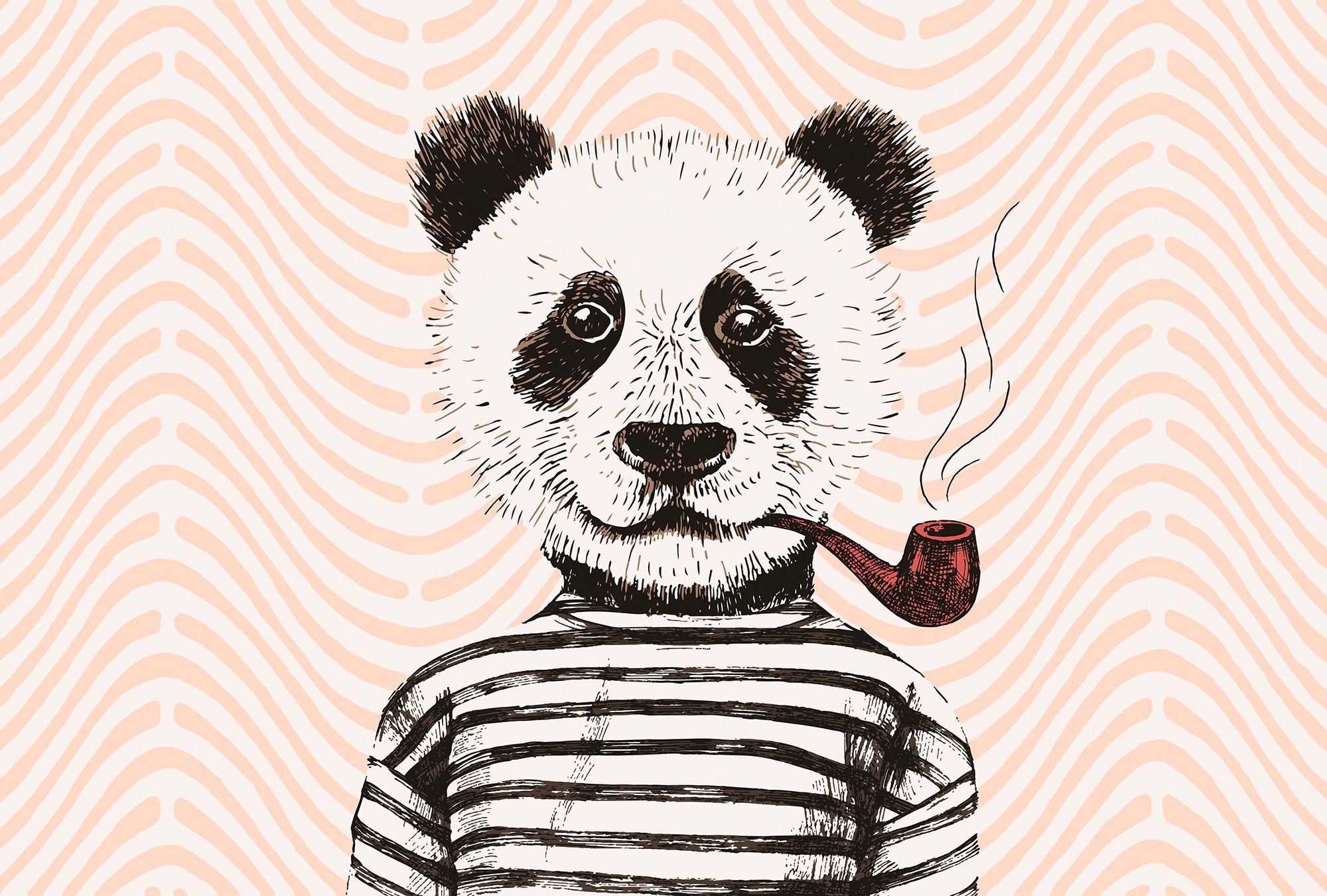 Architects Paper Fototapete »Atelier 47 Modern Panda 1« abstrakt glatt Vlie günstig online kaufen