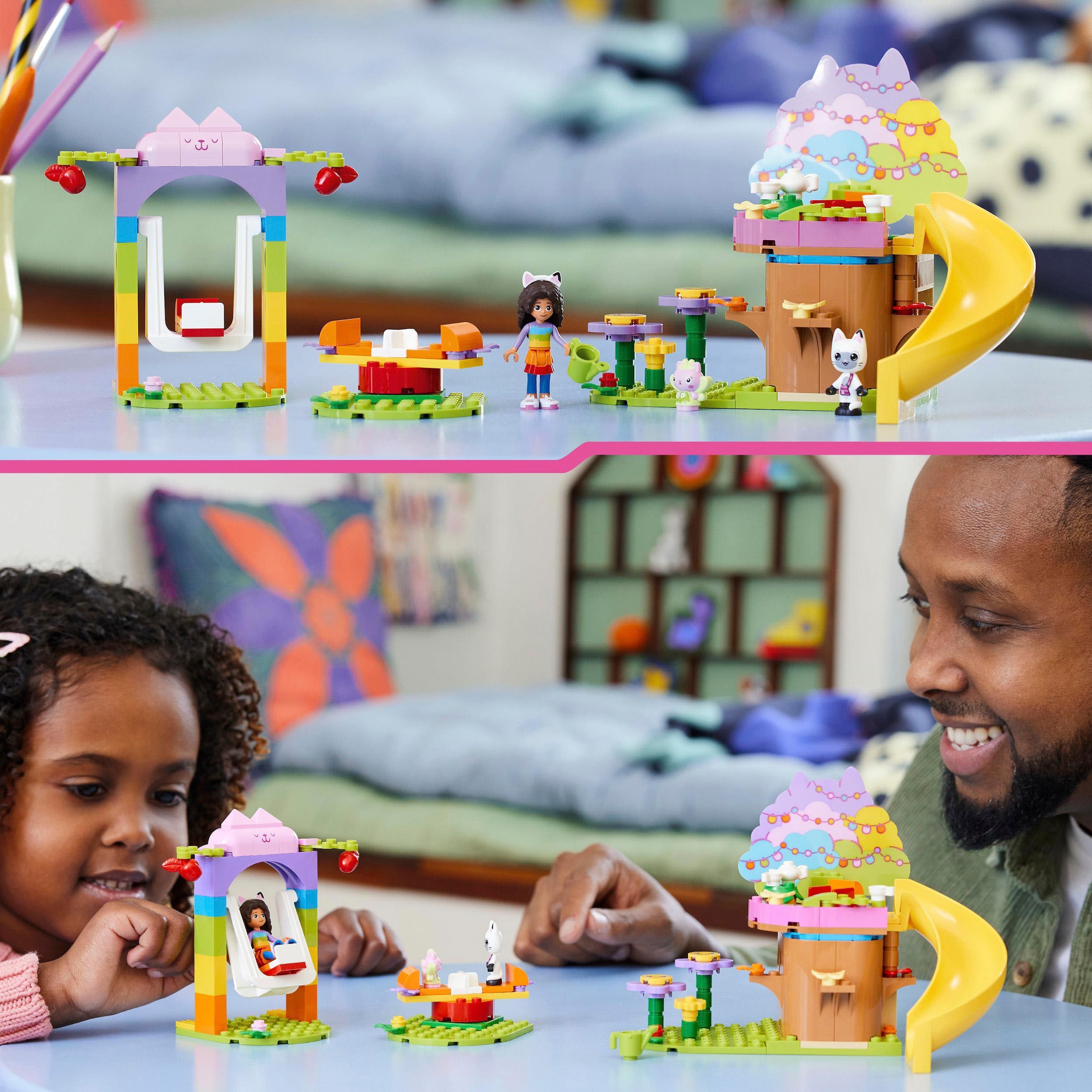 LEGO® Konstruktionsspielsteine »Kitty Fees Gartenparty (10787), LEGO® Gabby's Dollhouse«, (130 St.), Made in Europe
