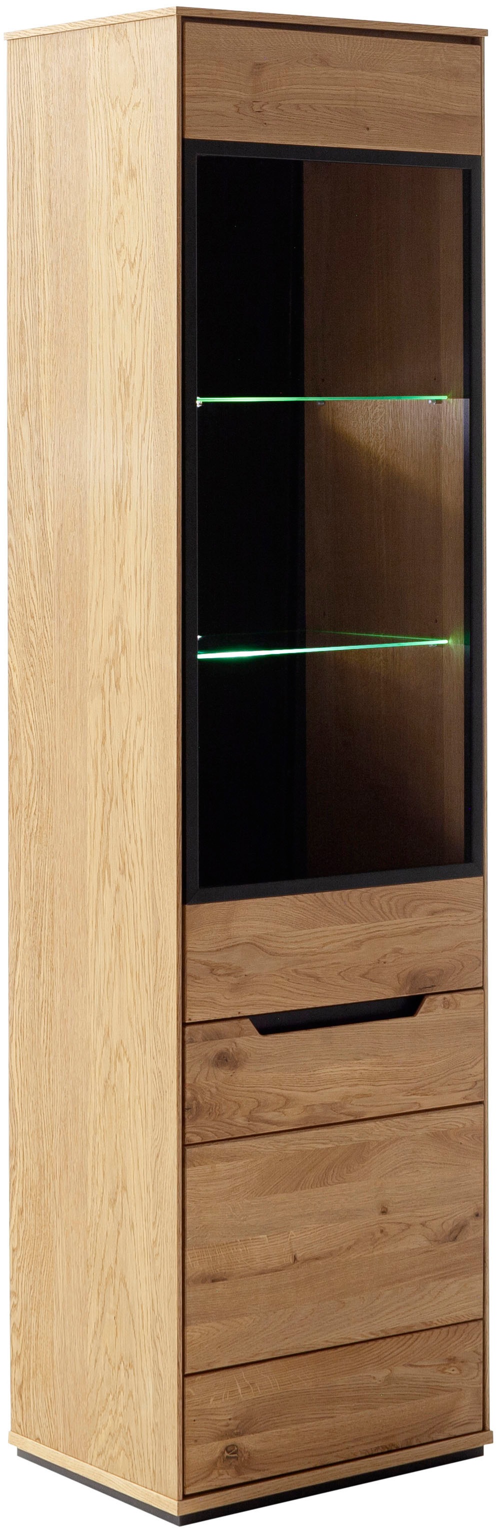 MCA living Standvitrine »Araya Vitrine« 1 Stk. tlg. Türen gedämpft günstig online kaufen