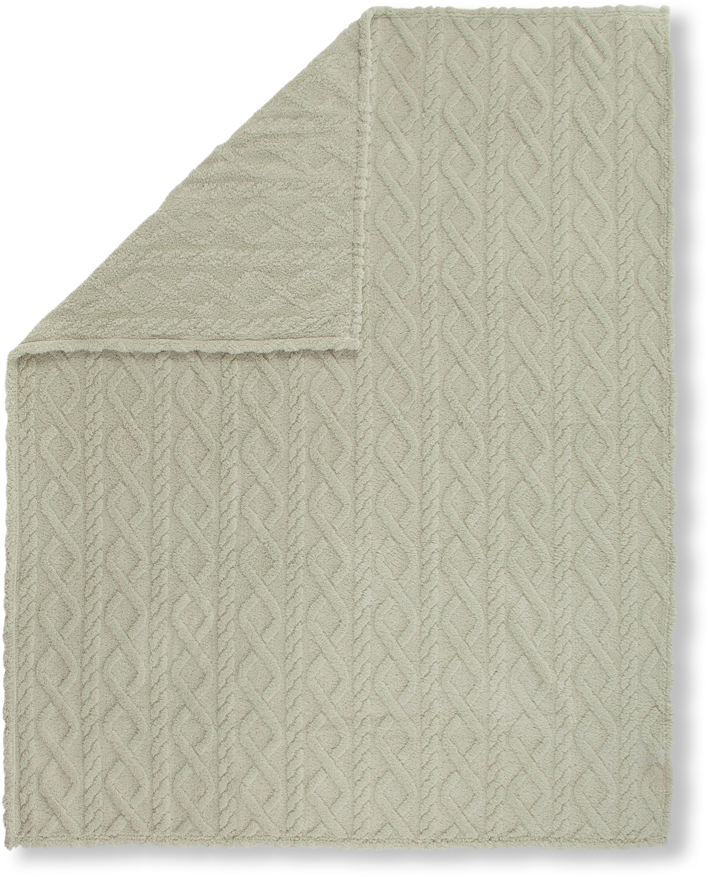 Descanso Plaid »Jacquard teddy«, Weich, Kuscheldecke, Wohndecke, Teddy, Jac günstig online kaufen