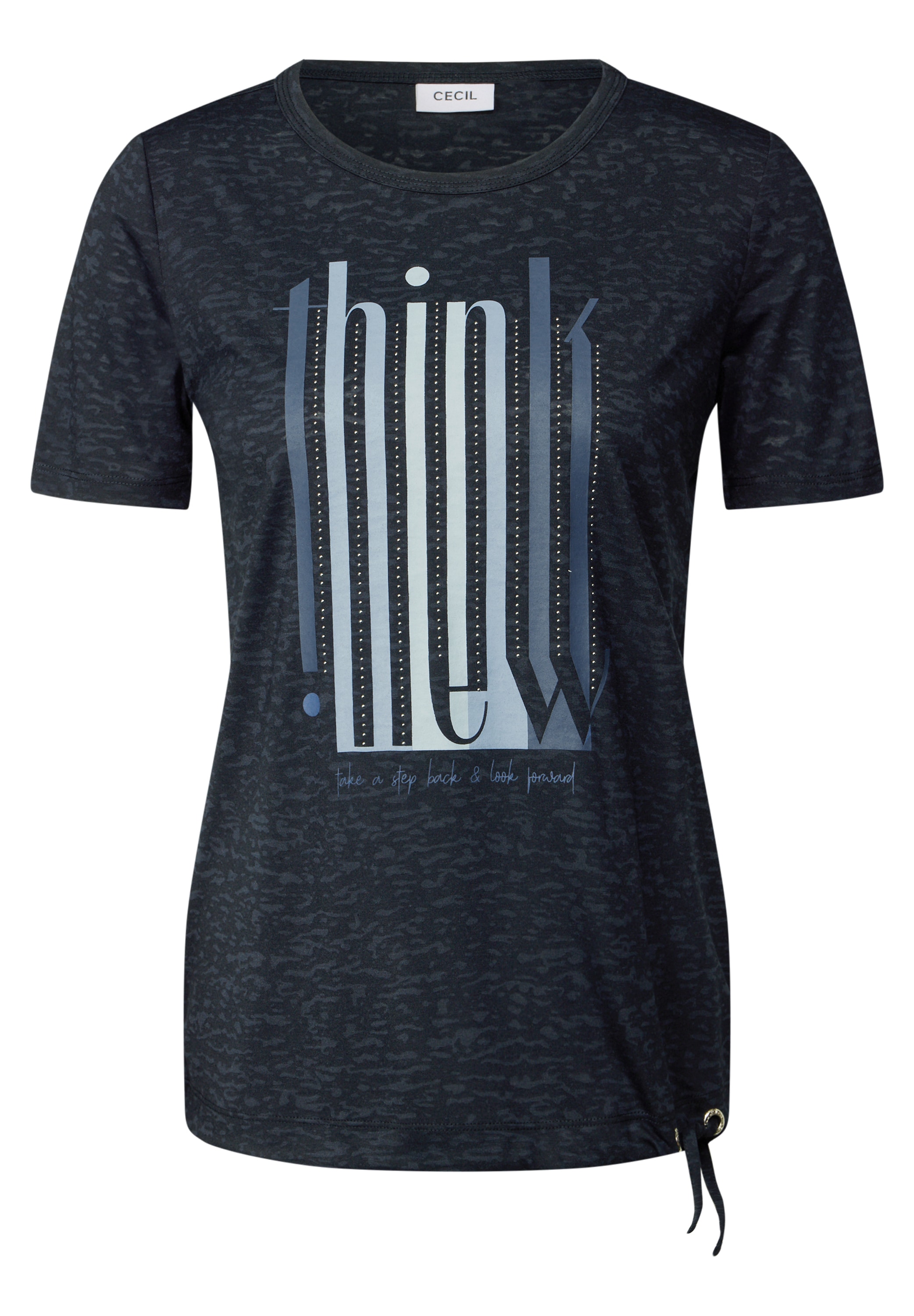 Cecil T-Shirt, mit Tunnelzug am Saum