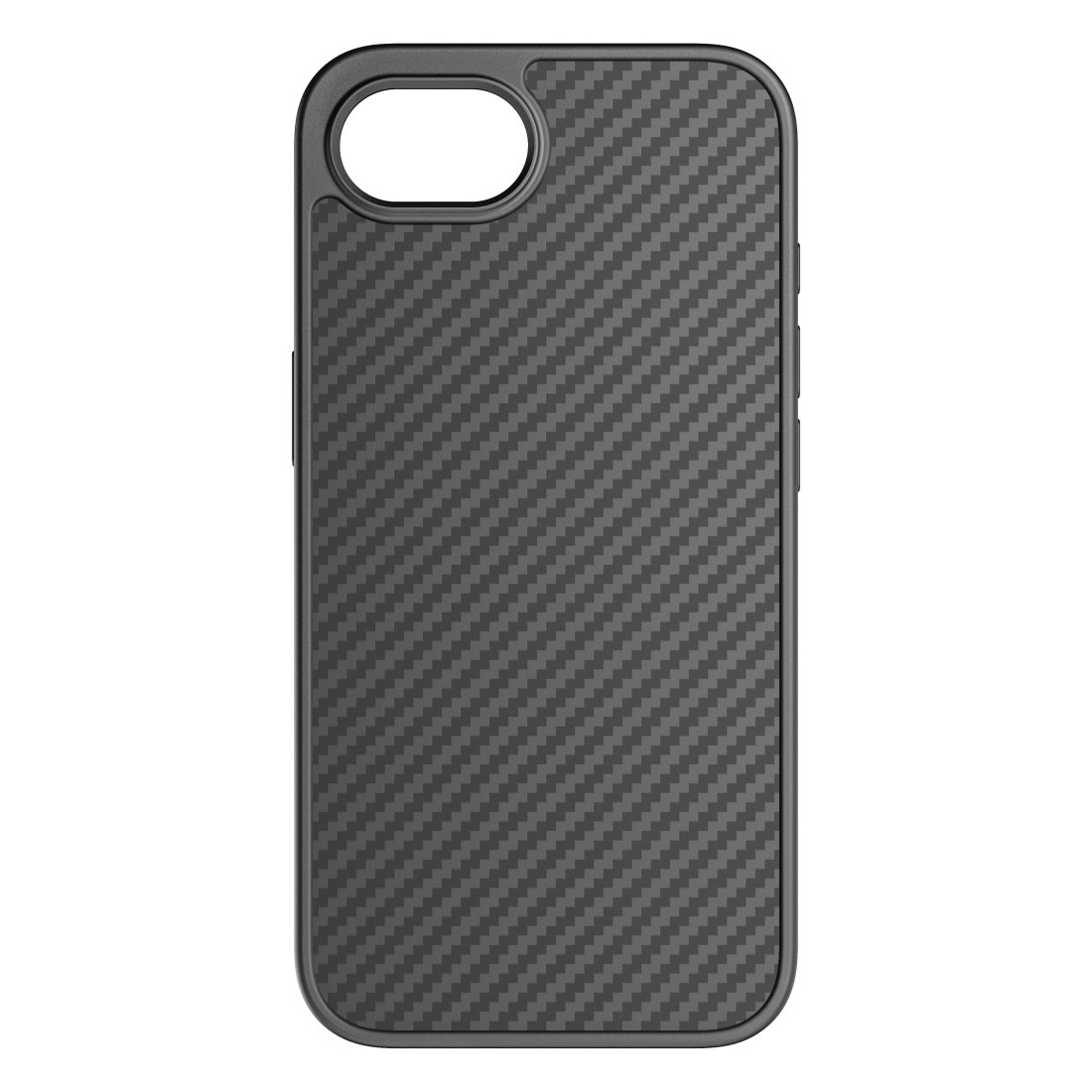BLACKROCK Smartphone-Hülle »Handyhülle "Robust Carbon" für Apple iPhone 16e, Schwarz«
