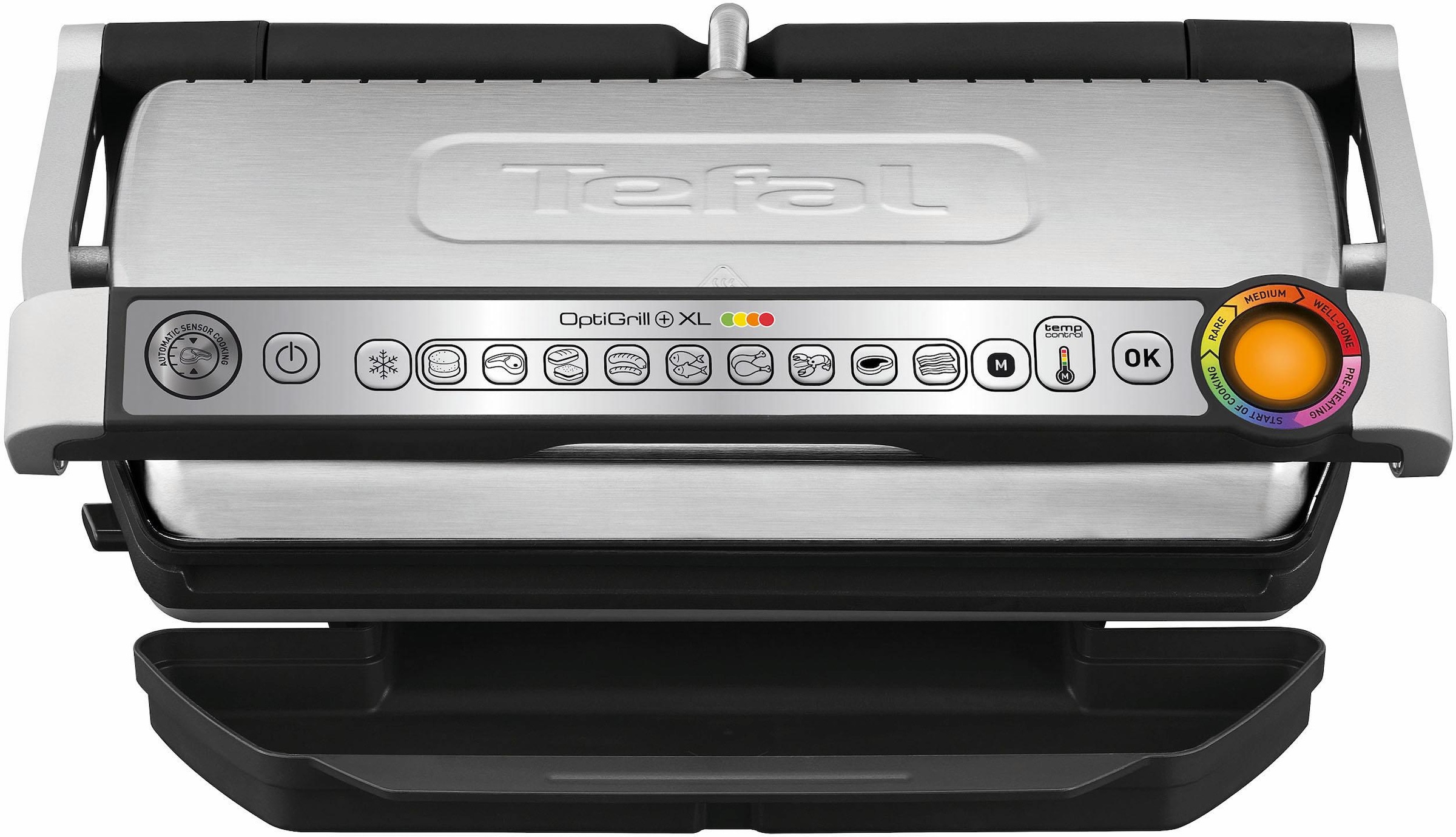 Tefal Kontaktgrill »GC722D OptiGrill+ XL«, 2180 W, XL-Grillfläche, automatische Anzeige des Garzustands