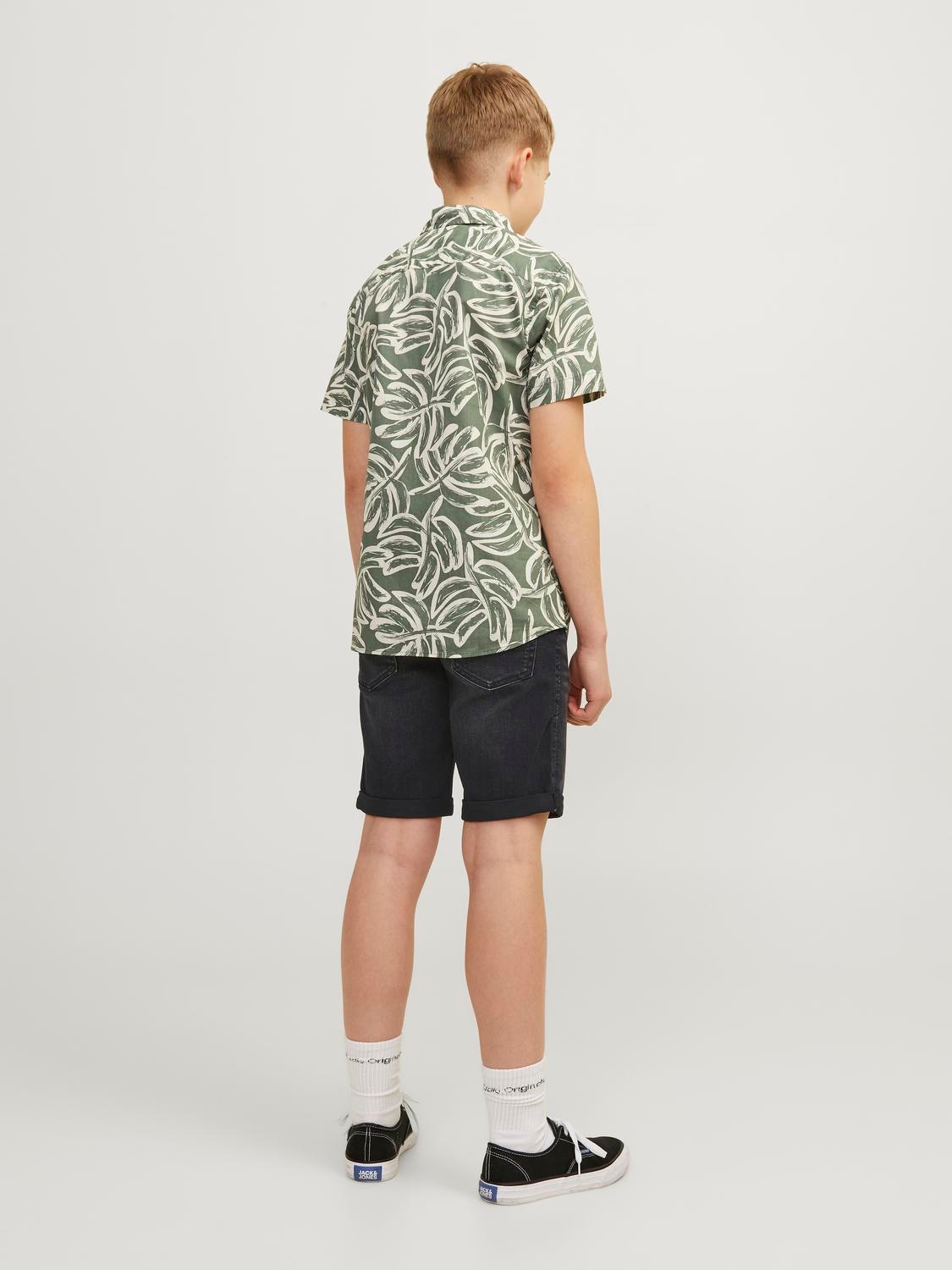 Jack & Jones Junior Bermudas »JJIRICK JJORIGINAL SHORTS MF 2350 SN JNR«, mit Umschlagsaum