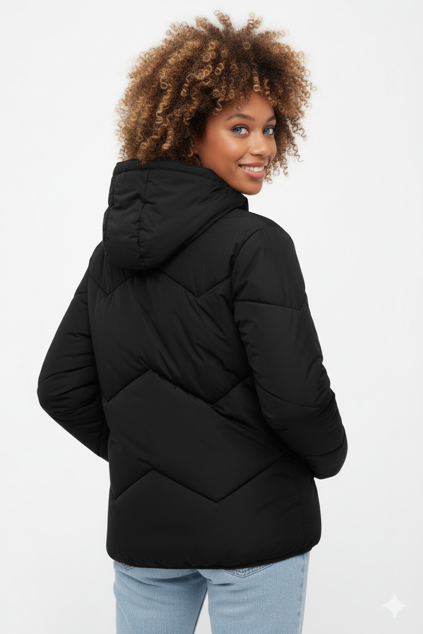 Bench. Steppjacke »KRIYA« mit Kapuze leichte Winterjacke mit hoher Wärmeleistung und Zick Zack Steppung