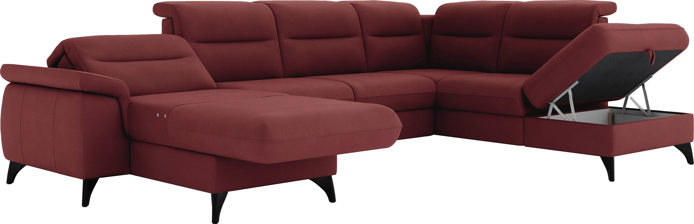 sit&more Wohnlandschaft »Astoria U-Form«, wahlweise mit motorischer Relaxfunktion
