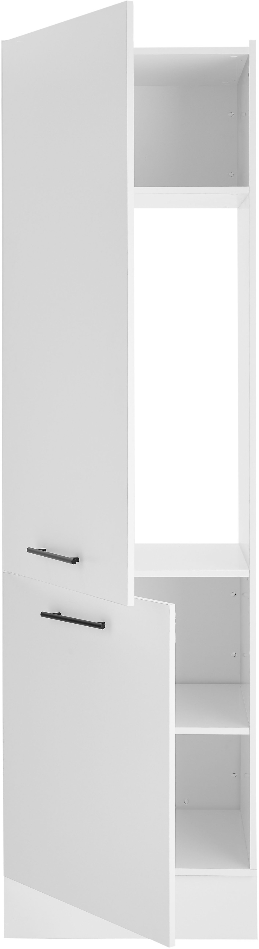 BASIC by Balculina Kühlumbauschrank »Tirol B/H/T 60x212x57 cm« 1 Stk. tlg. Breite 60cm, höhenverstellbare Kunststofffüße