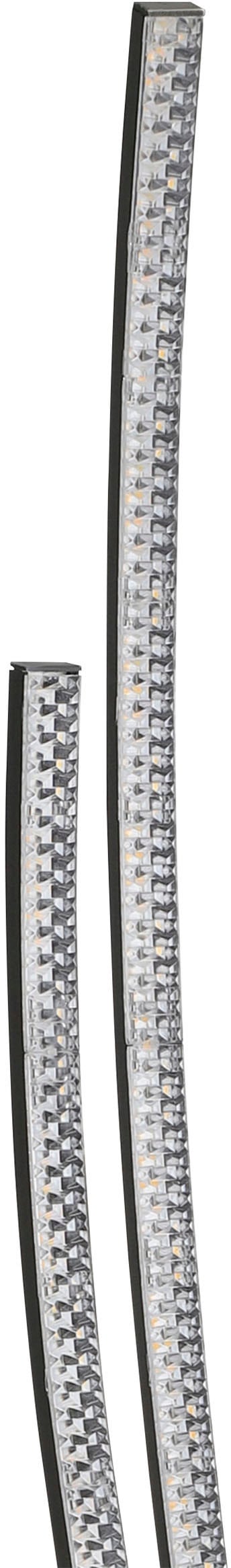 EGLO Stehlampe »LEJIAS«, Leuchtmittel LED-Modul | LED fest integriert, Stehleuchte in schwarz aus Stahl - 16W - Warmweiß