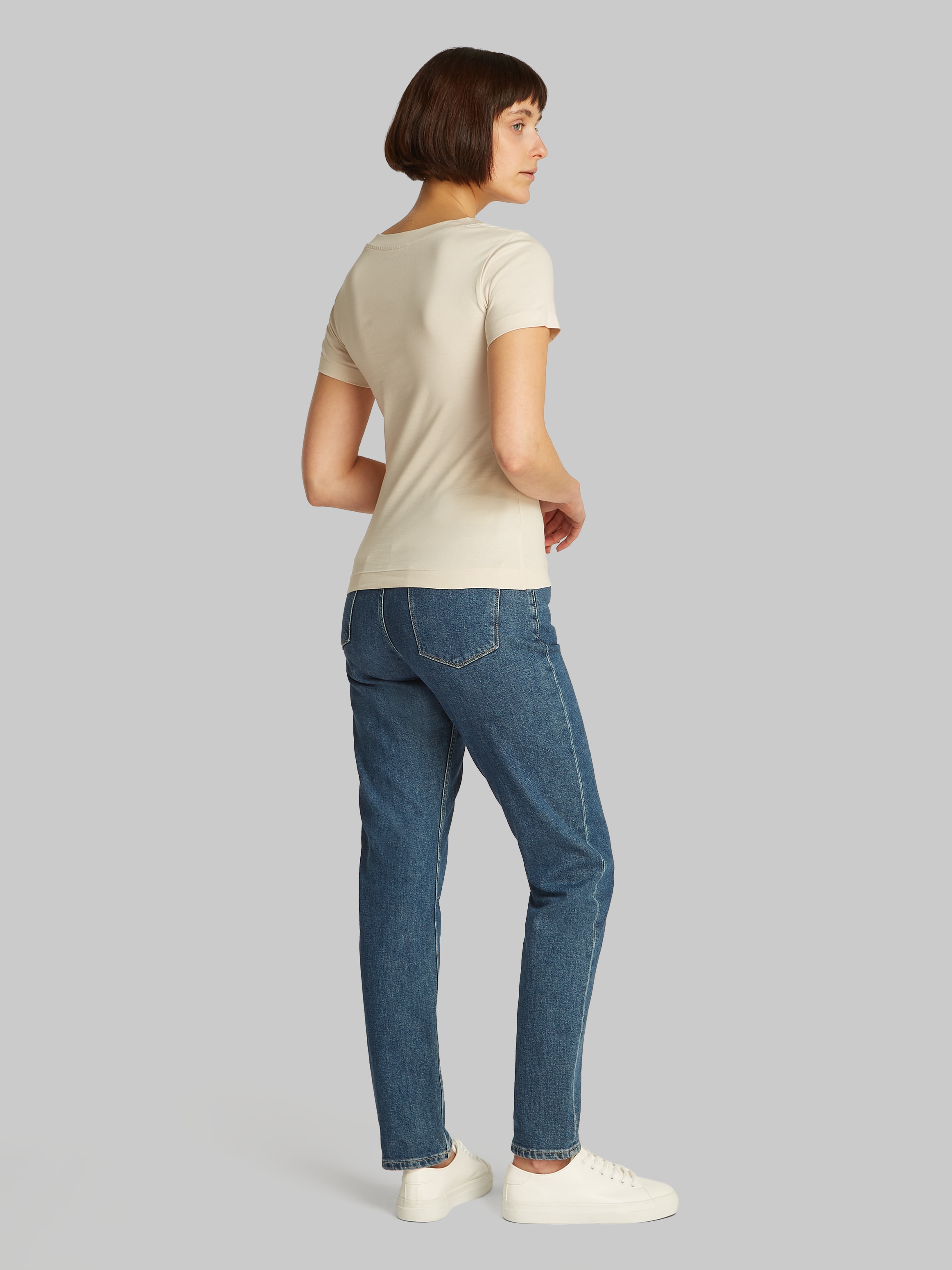 Calvin Klein Jeans T-Shirt »2-PACK MONOLOGO V-NECK TEE«, (Packung, 2er-Pack), mit Logomarkenlabel