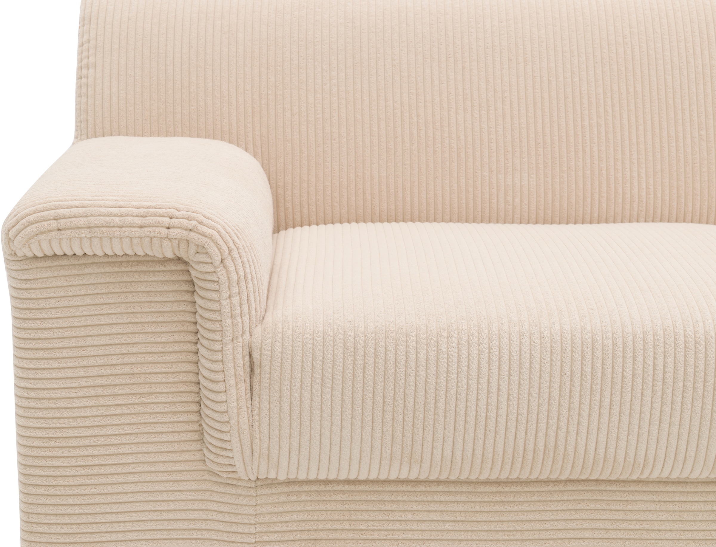 INOSIGN 2,5-Sitzer »Jamie 2 auch in Cord B/T/H: 192/81/76 cm«, zeitlos, modern, mit komfortablem Federkern