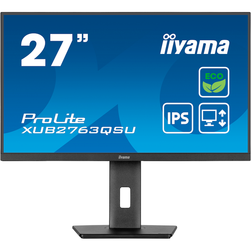 IIYAMA LED-Monitor »27« 69 cm/27 ′′ 2560 x 1440 px QHD 2 Reaktionszeit 100 Hz schwarz