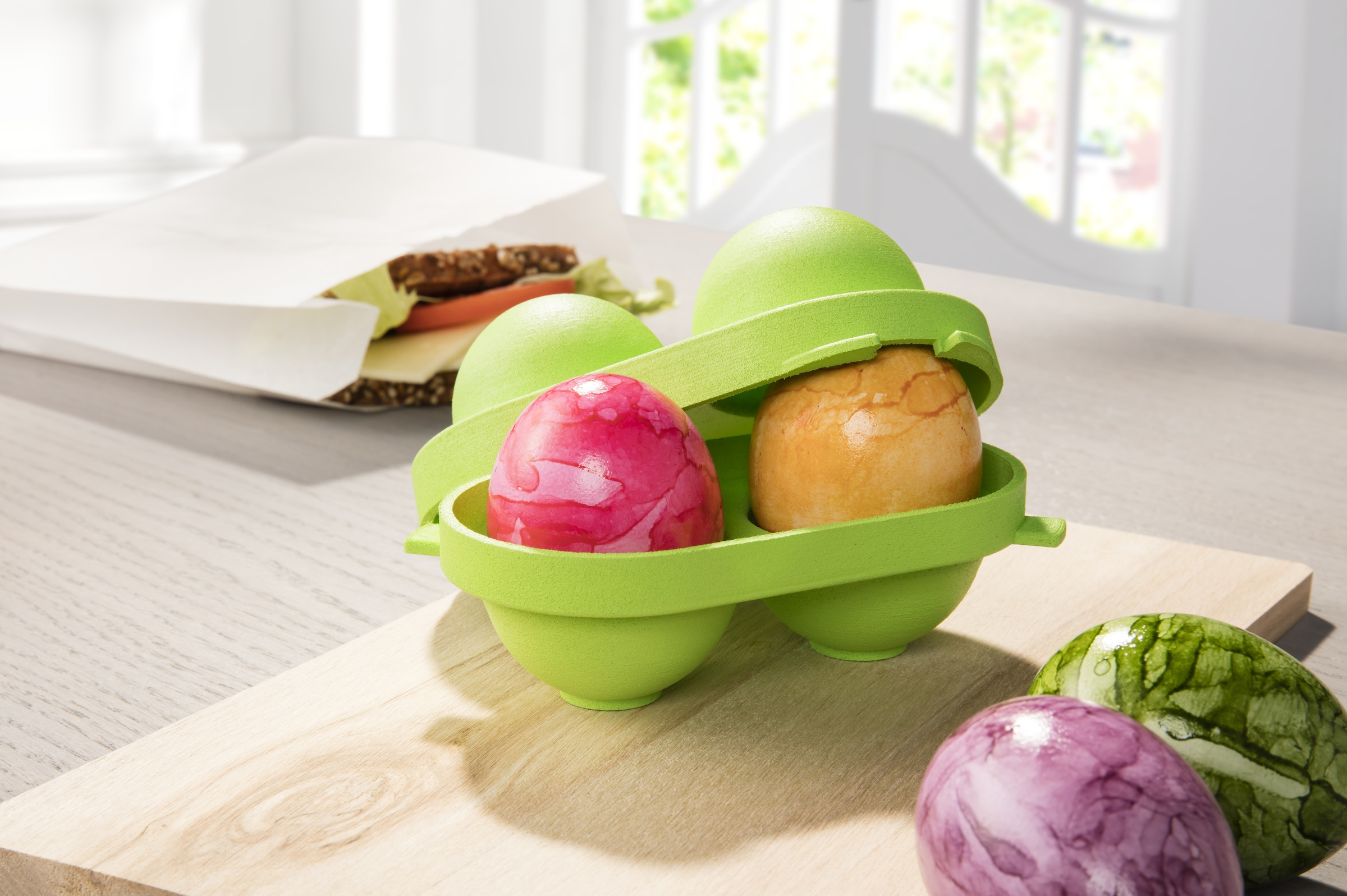 Ruco Lunchbox »Eierbox, 2er Set«, (2 tlg.), Transportbox, Eierkorb, Made in Germany