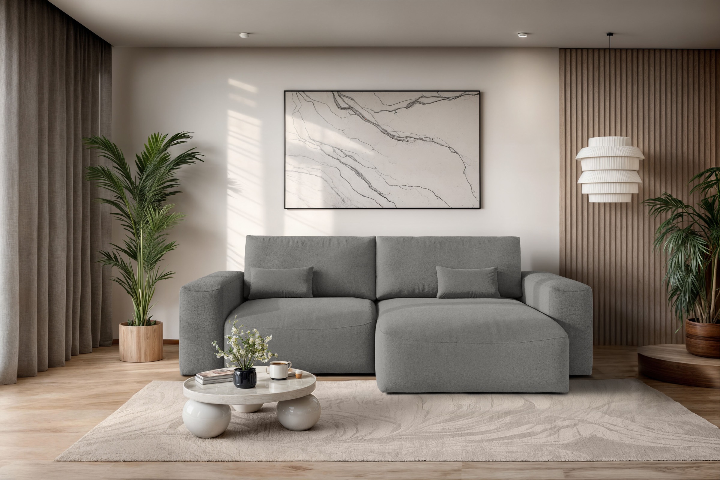 OTTO home Ecksofa »MATTS Schlafsofa mit Bettkasten, Maße B/T/H: 265/159/89 günstig online kaufen