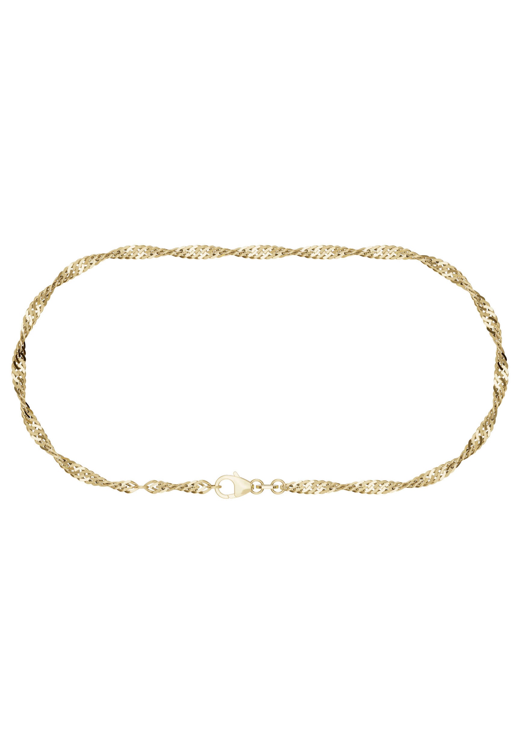 Firetti Fußkette »Schmuck Geschenk Silber 925 Körperschmuck Gold o. Rosè Singapurkette«, Made in Germany