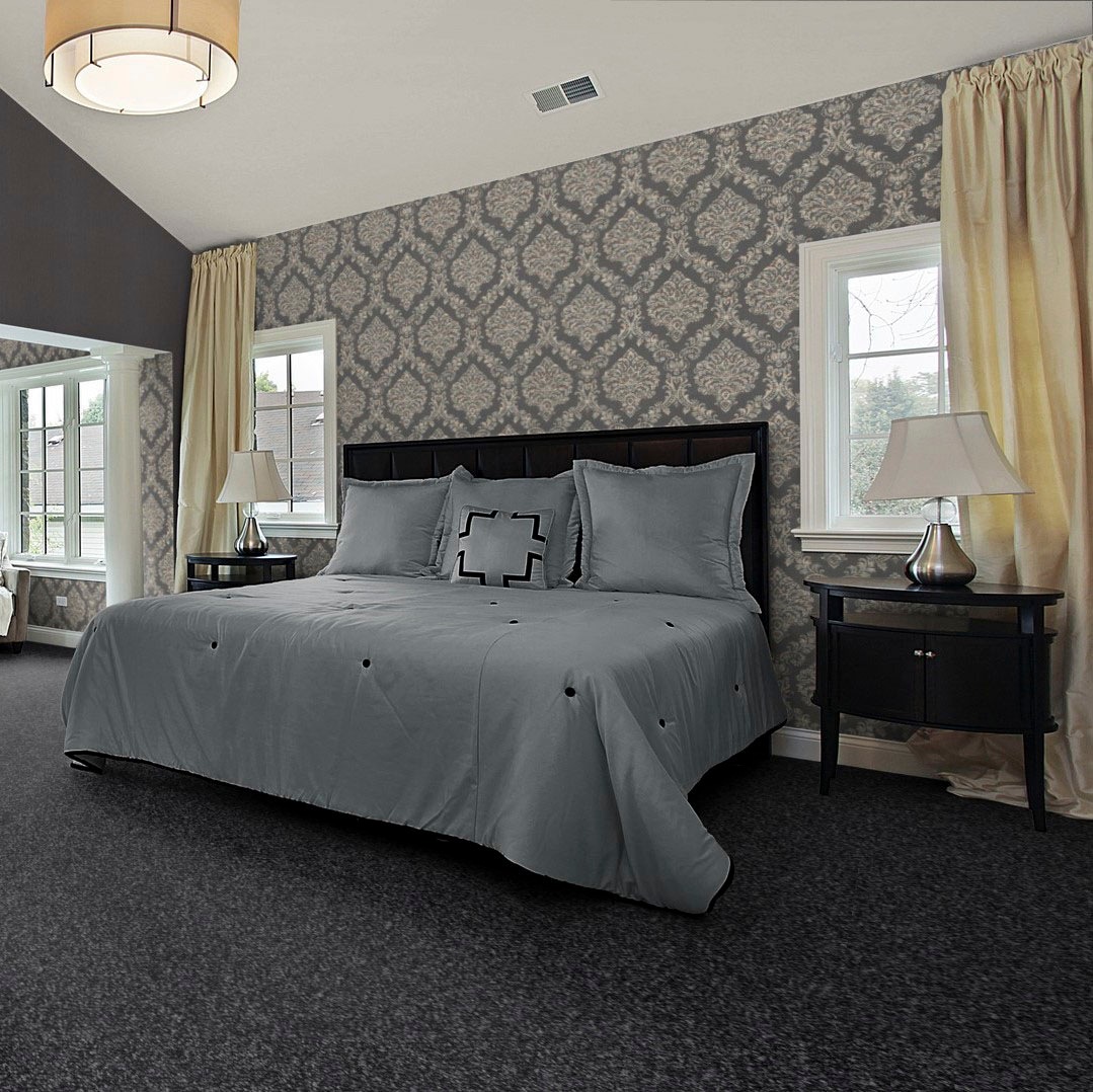 Bodenmeister Teppichboden »Baltic, Schlinge - meliert, Made in Belgium«, rechteckig, 5 mm Höhe, Wohnzimmer, Schlafzimmer, Kinderzimmer, Breite 400/500 cm