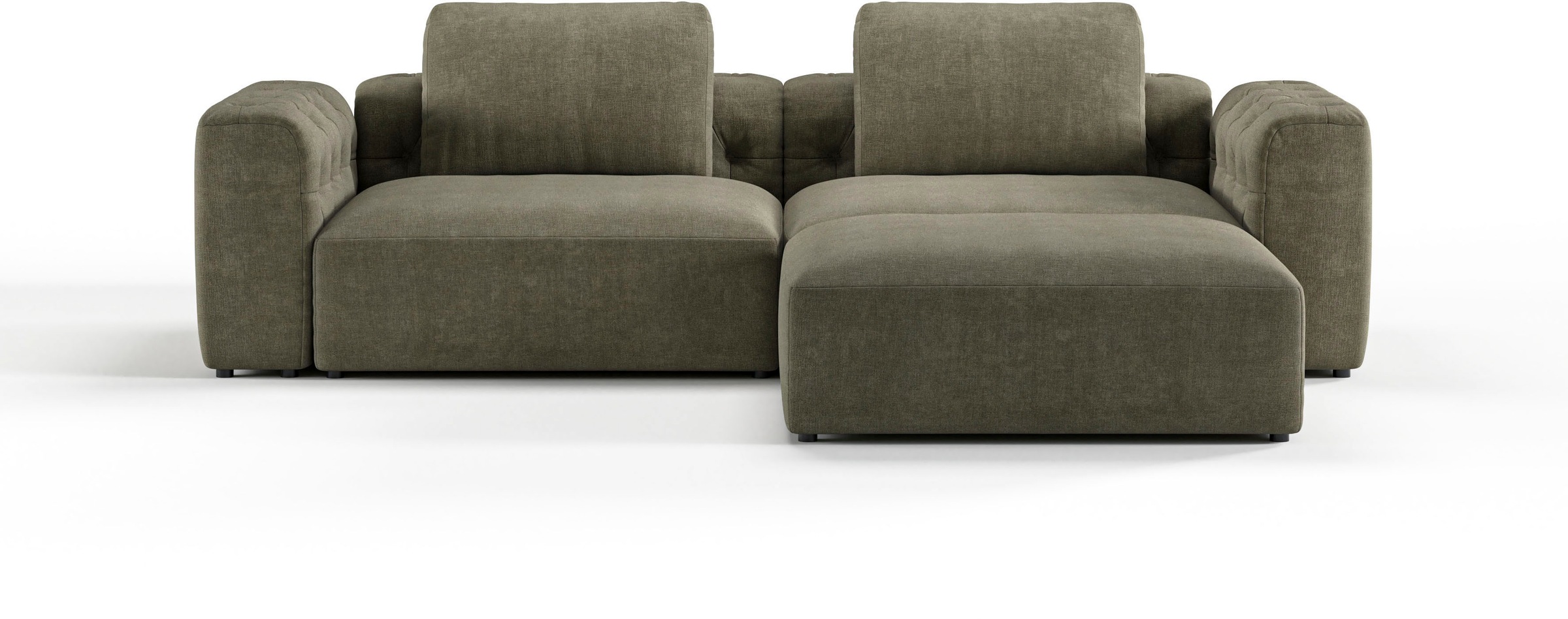 RAUM.ID Ecksofa »Cushid L-Form«, Modulset, bestehend aus 3 Teilen günstig online kaufen