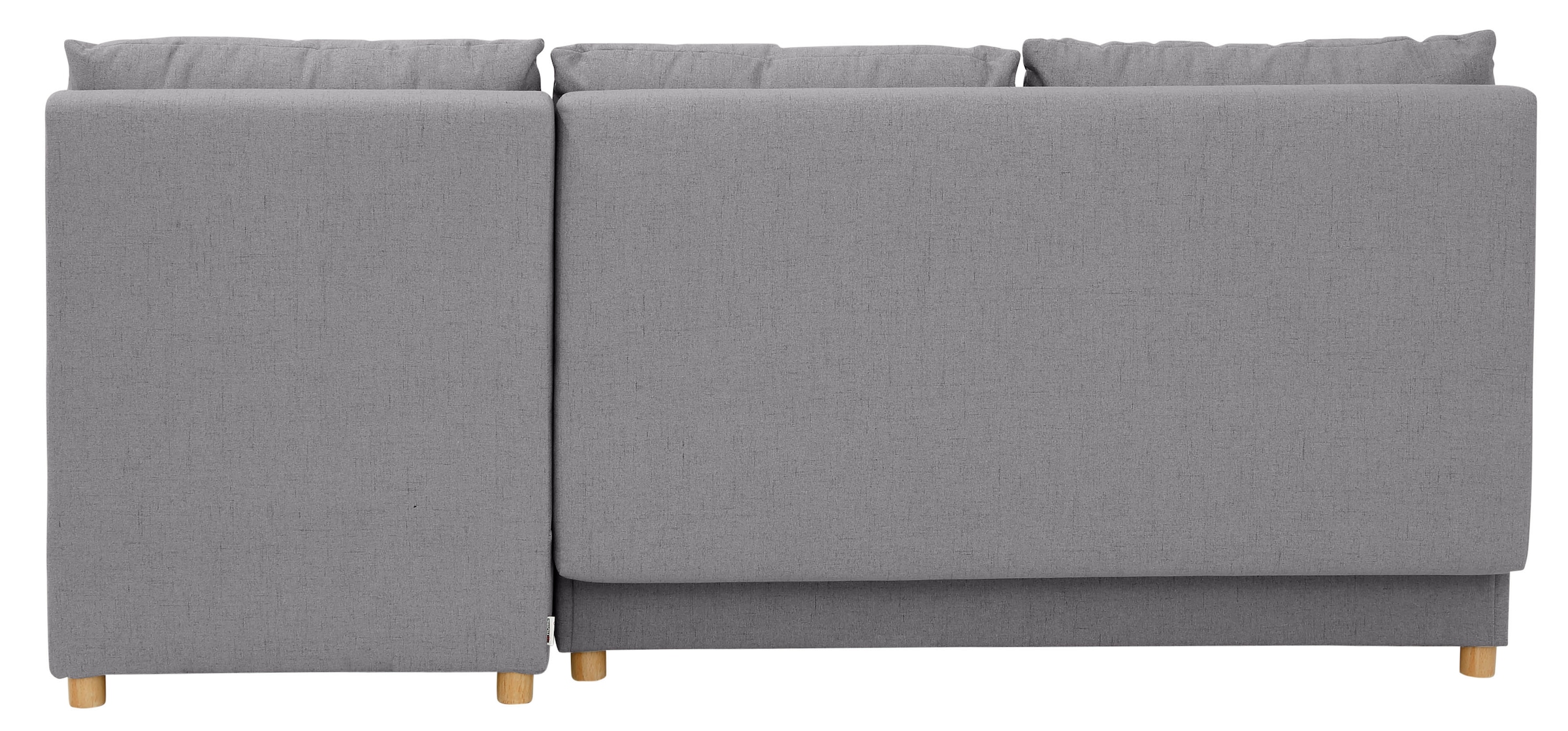 INOSIGN Ecksofa »Mick L-Form«, Longchair links/rechts montierbar, wahlweise mit Bettfunktion