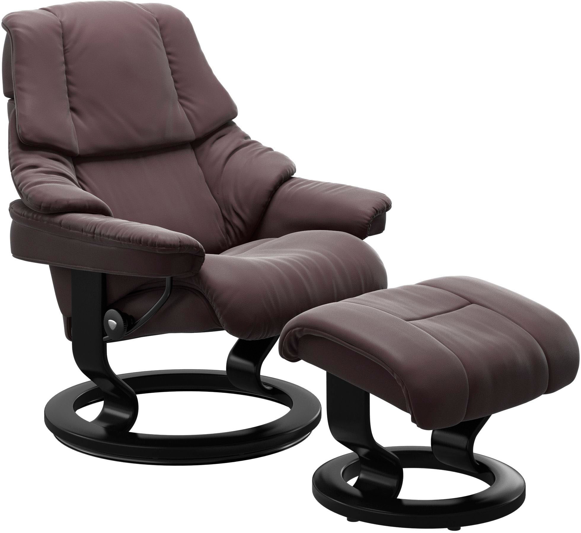 Stressless "Reno" Set, Relaxsessel mit Hocker, mit Hocker, mit Classic Base günstig online kaufen