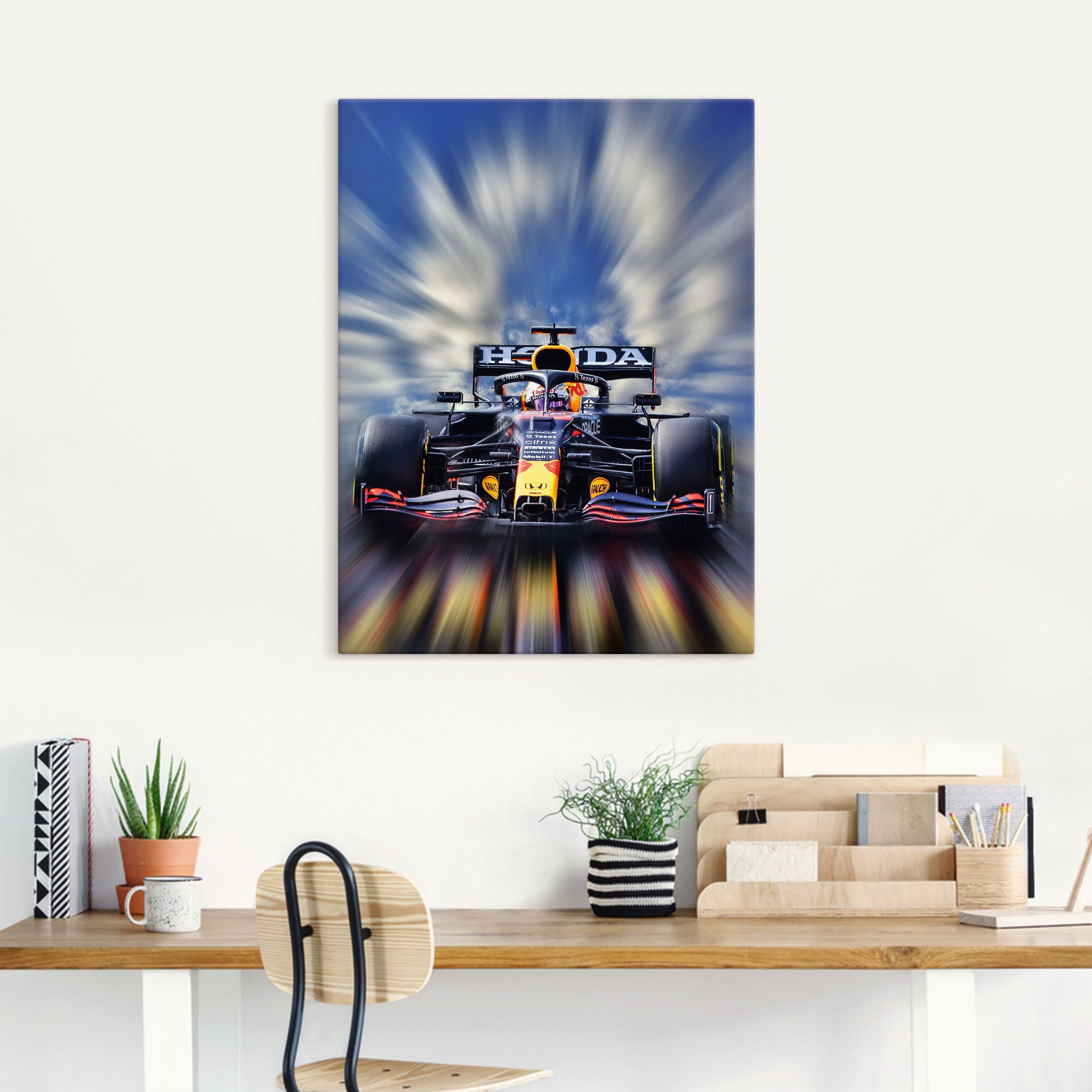 Artland Wandbild »Max Verstappen - Weltmeister der Formel1« Auto 1 Stk. tlg günstig online kaufen