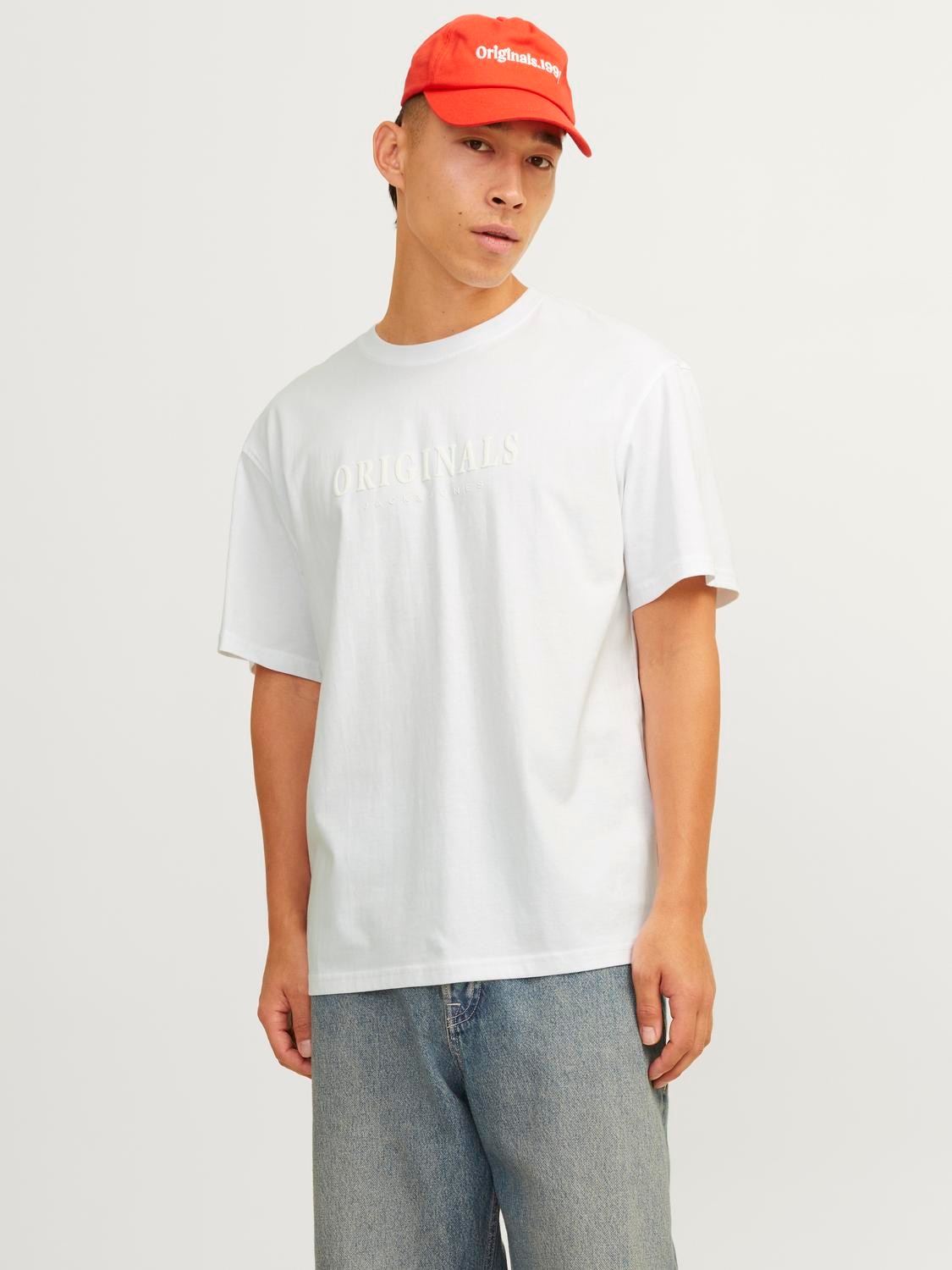 Jack & Jones Rundhalsshirt »JORFREDERIKSBERG TEE SS CREW NECK NOOS«