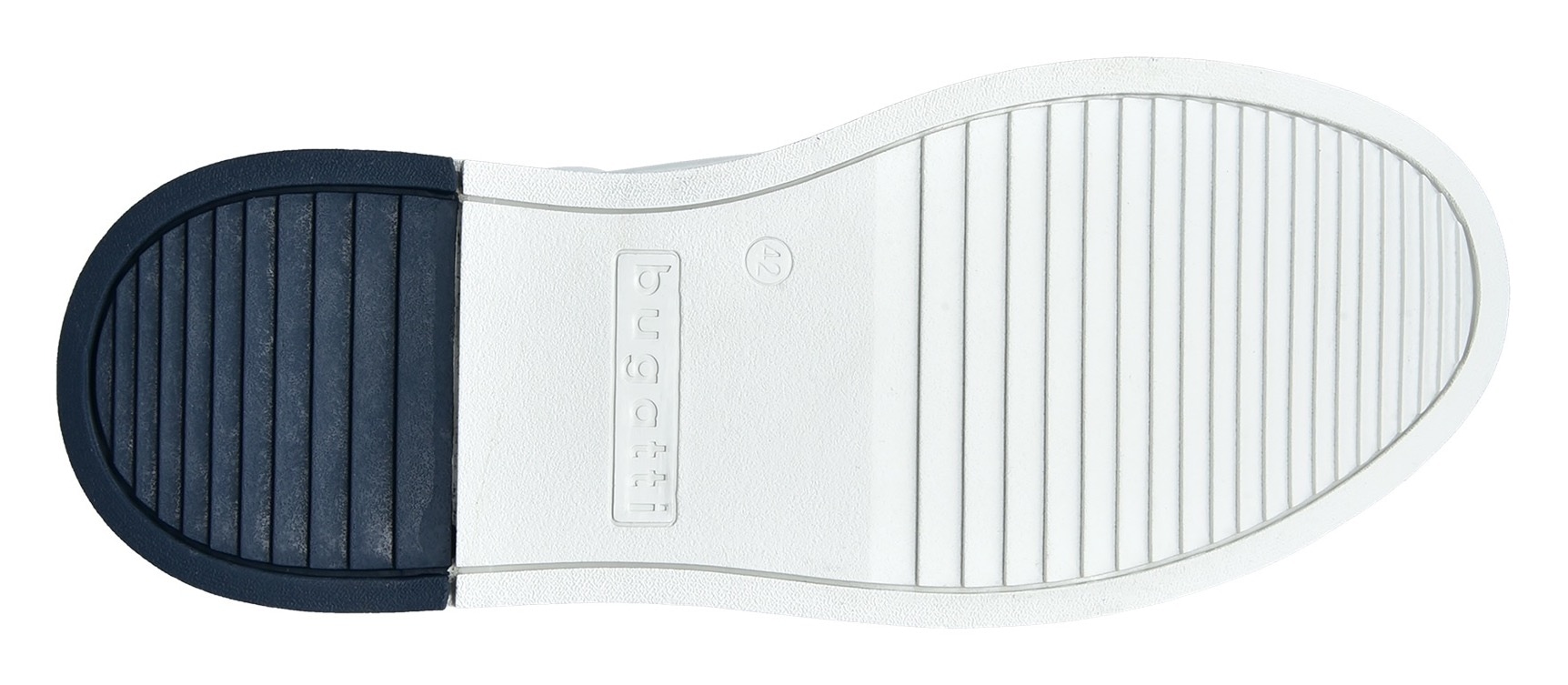 bugatti Keilsneaker  , Freizeitschuh, Halbschuh, Schnürer mit Kontrastbesatz