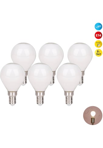 LED-Leuchtmittel »Daffy«, E14, 6 St., Warmweiß